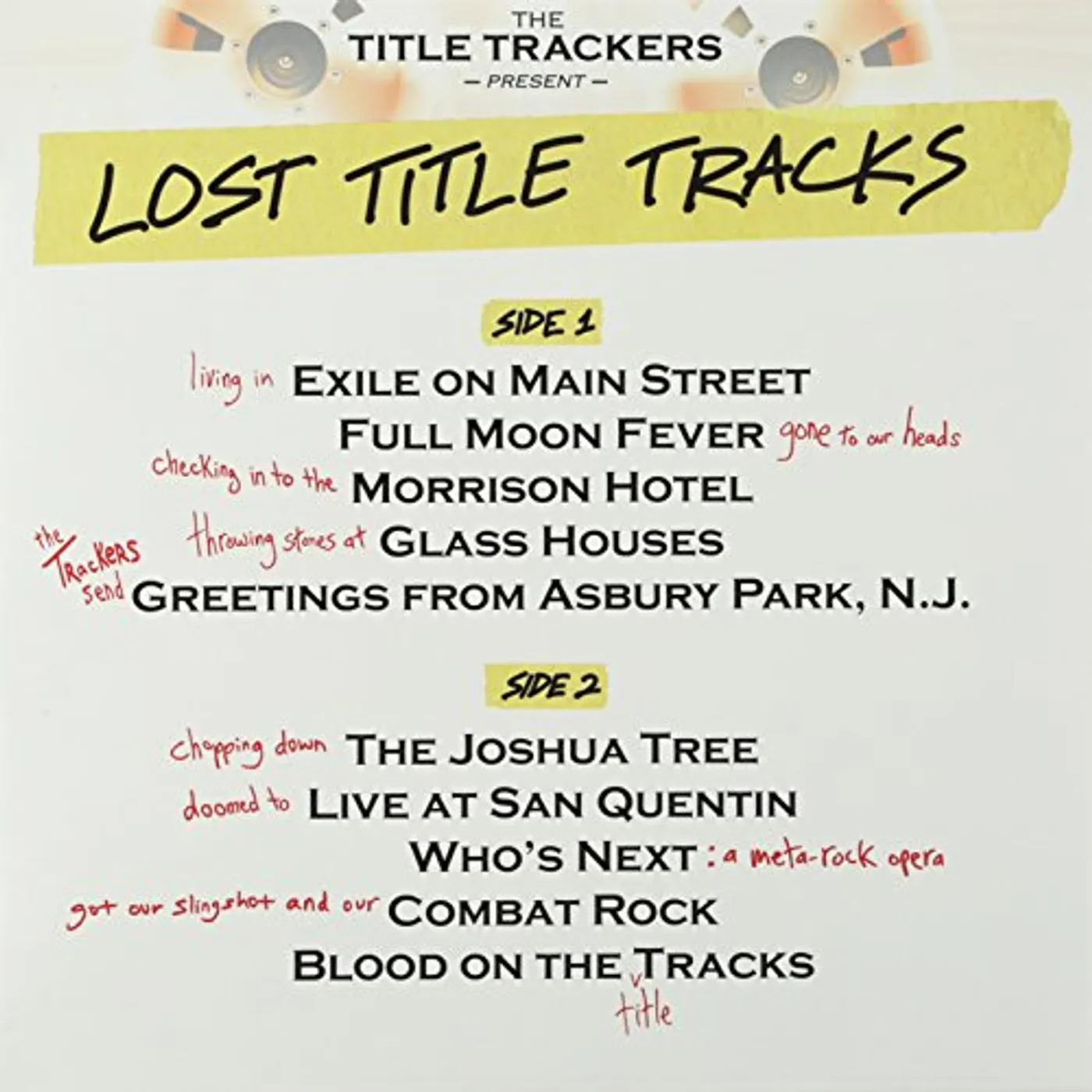 The Title Trackers Lost Title Tracks Vinyl Record