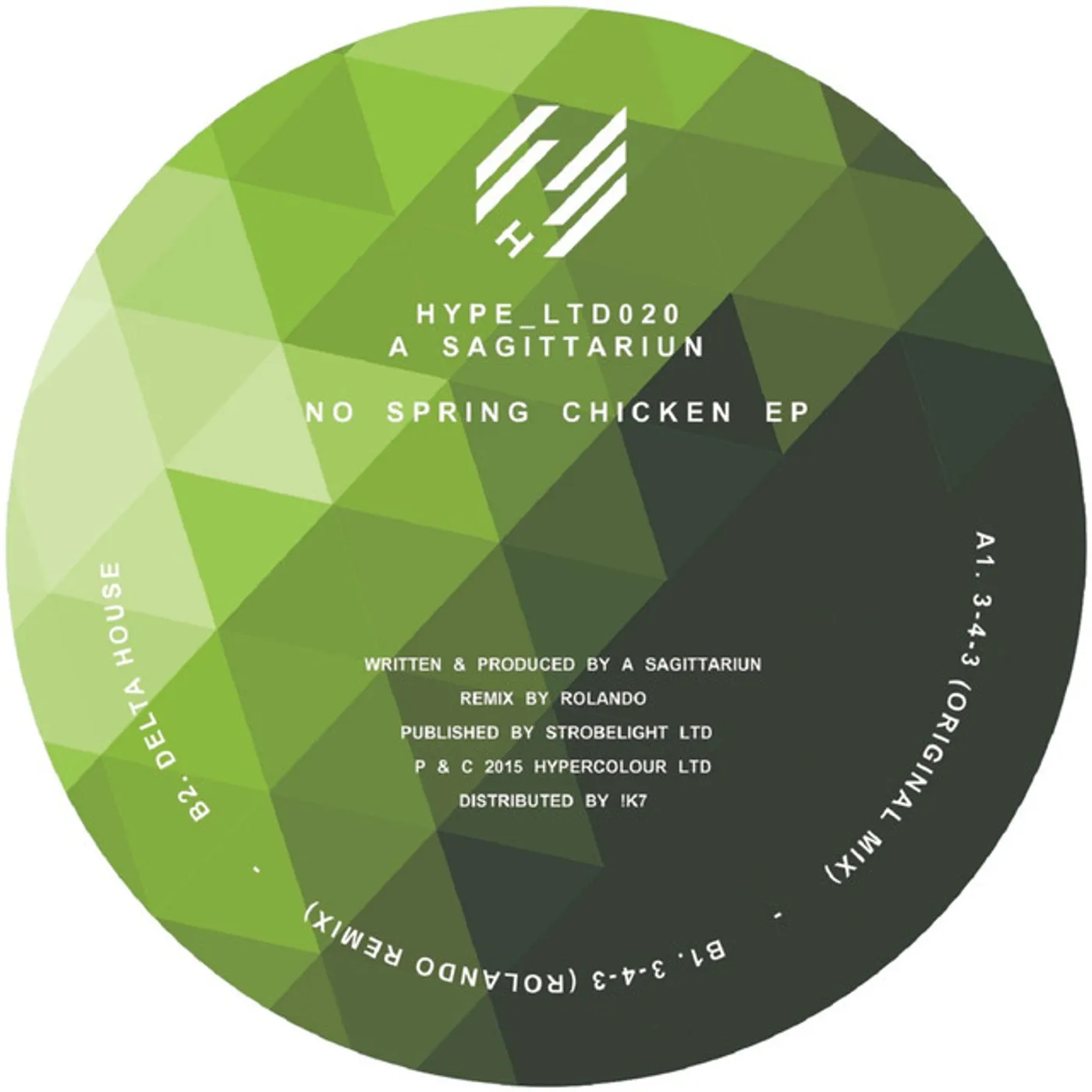 A Sagittariun NO SPRING CHICKEN Vinyl Record