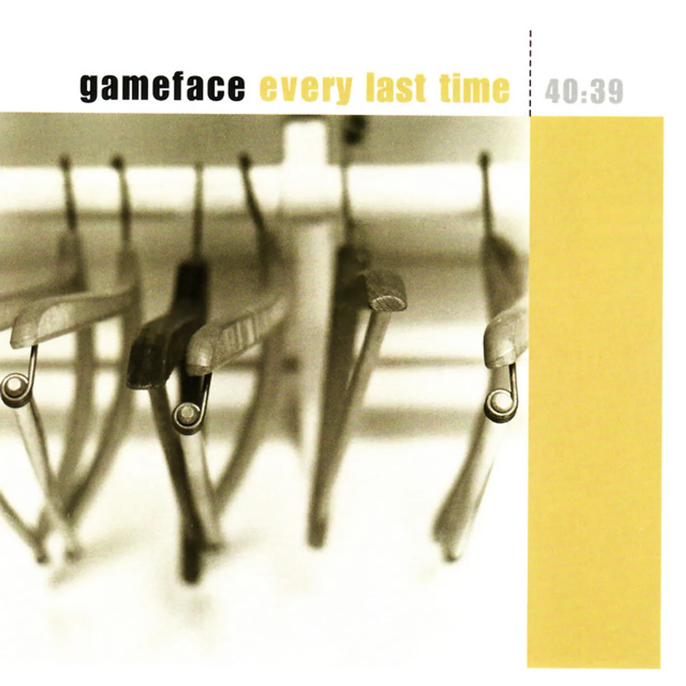 Gameface EVERY LAST TIME (TRANSLUCENT GOLD VINYL) Vinyl Record - UK Release