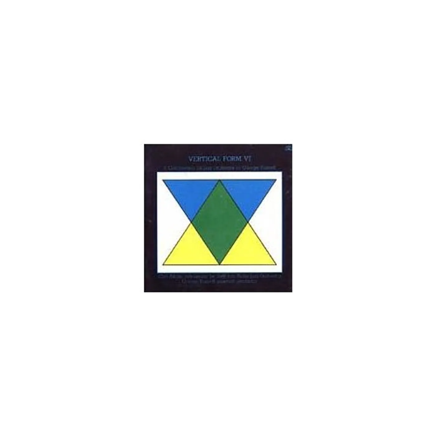 George Russell VERTICAL FORM VI CD