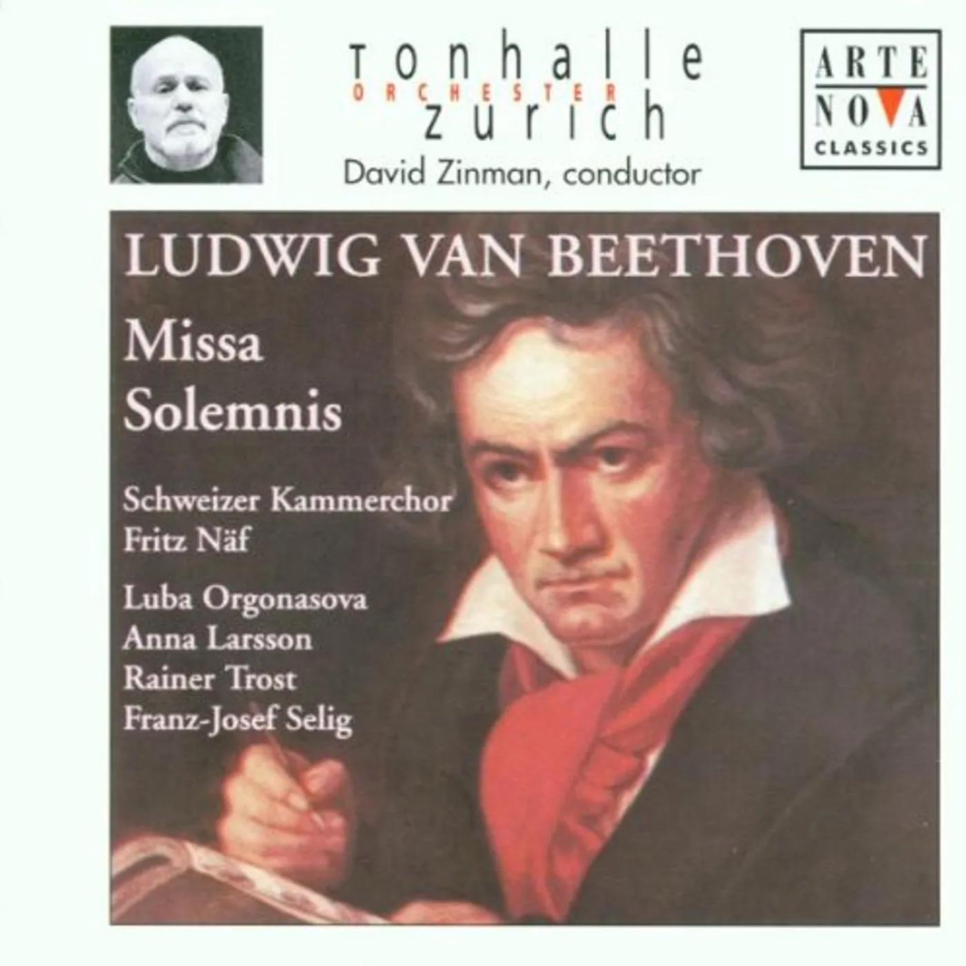 David Zinman BEETHOVEN: MISSA SOLEMNIS CD