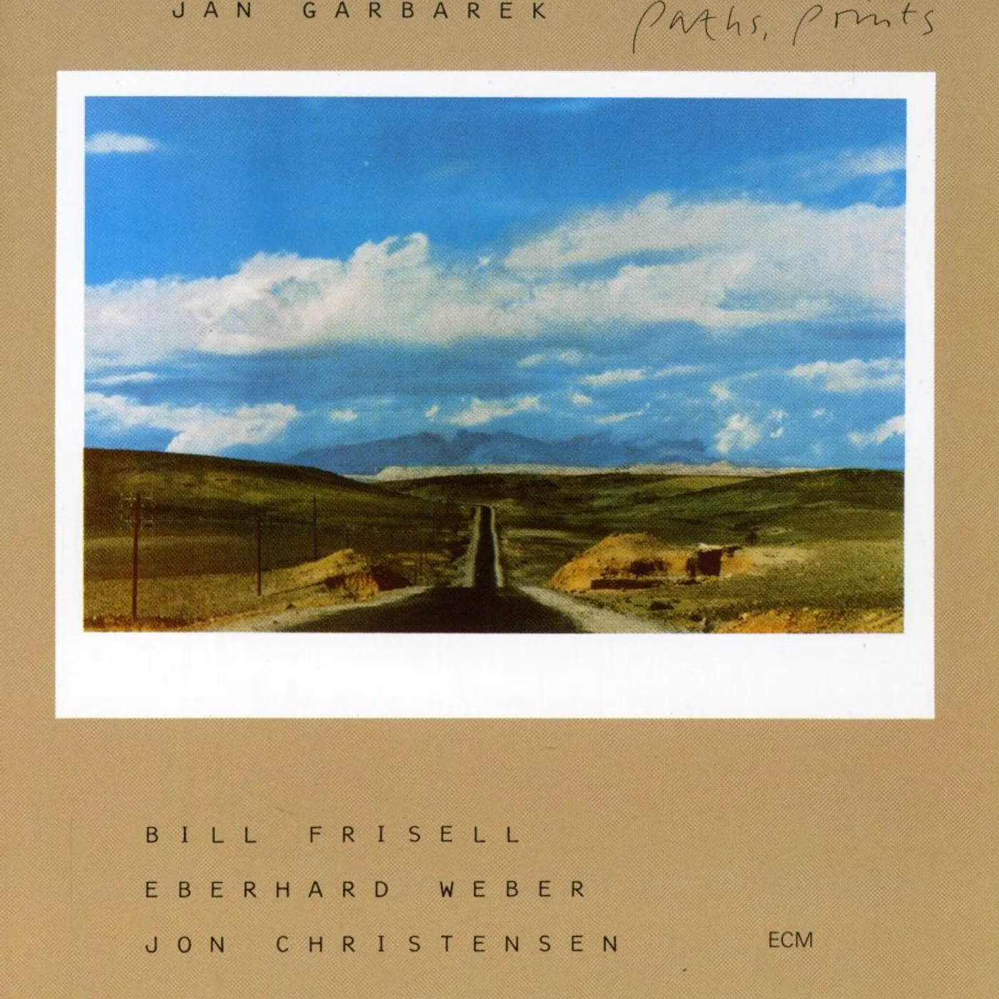 Jan Garbarek PATHS PRINTS CD