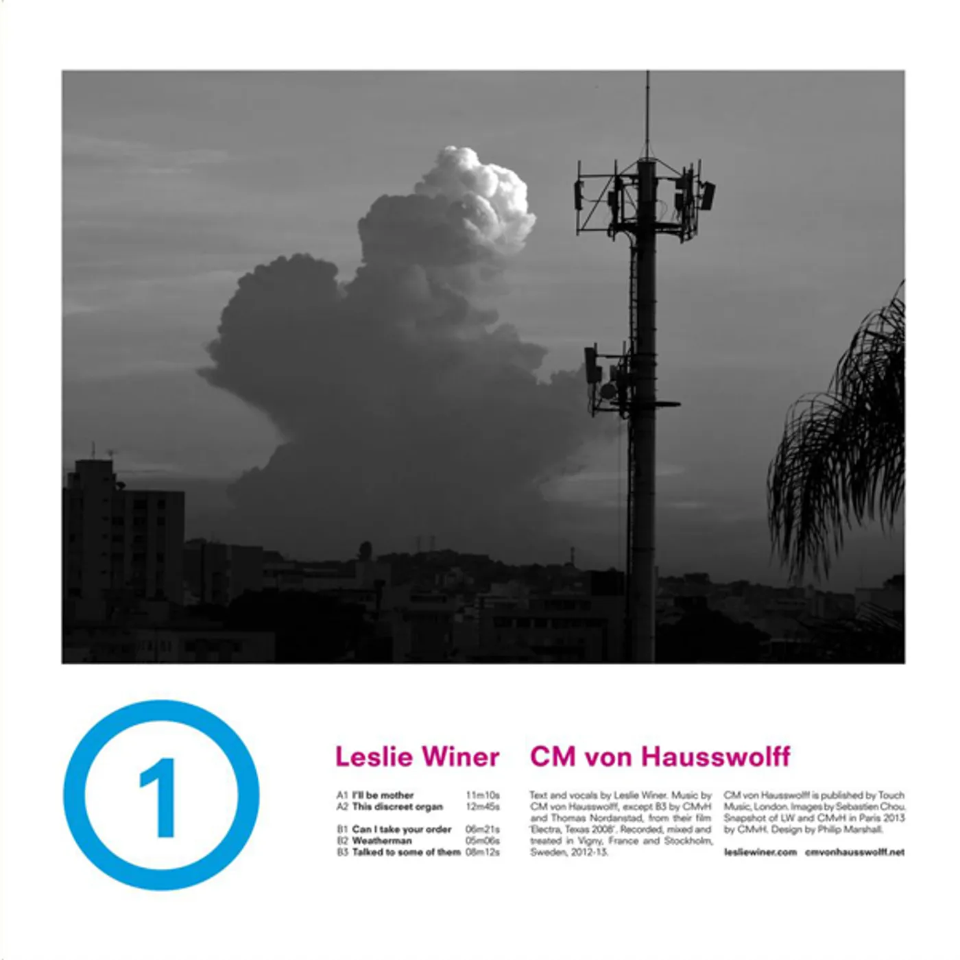 Leslie Winer -1 Vinyl Record - UK Release