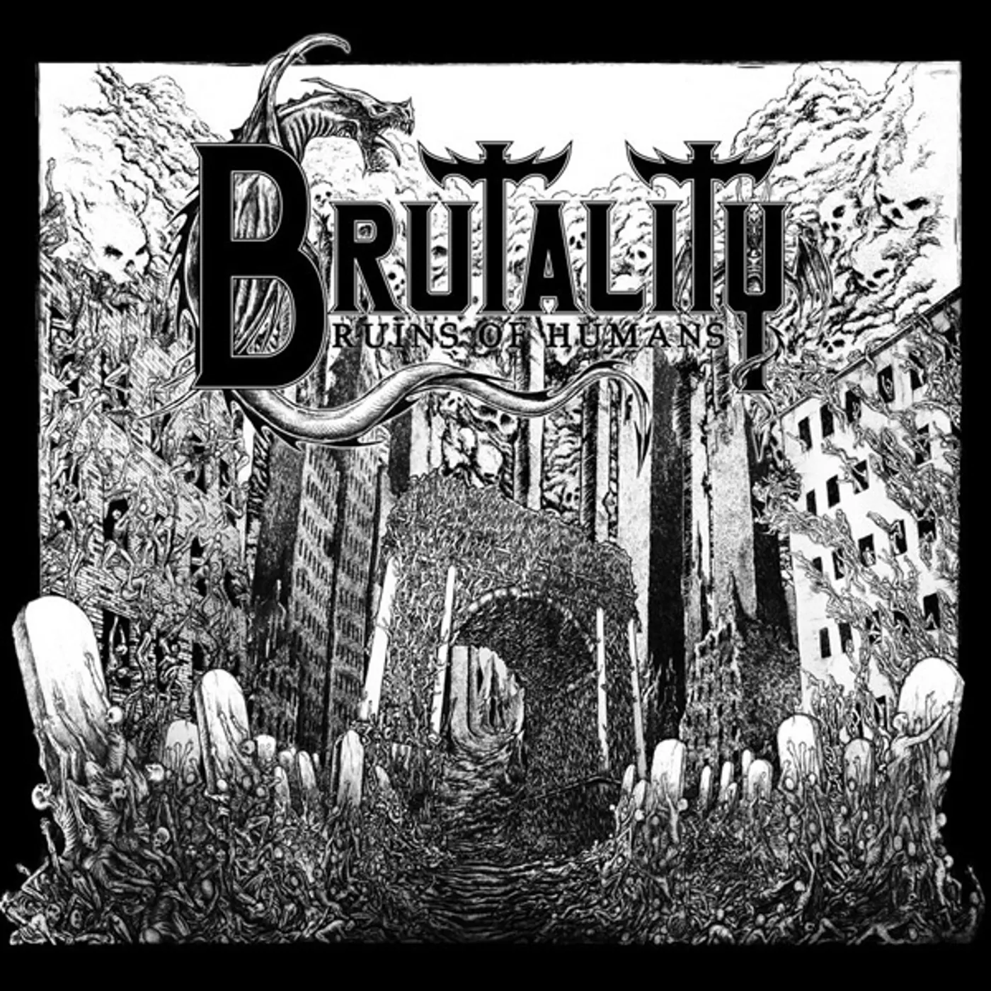 Brutality Ruins Of Humans Vinyl Record