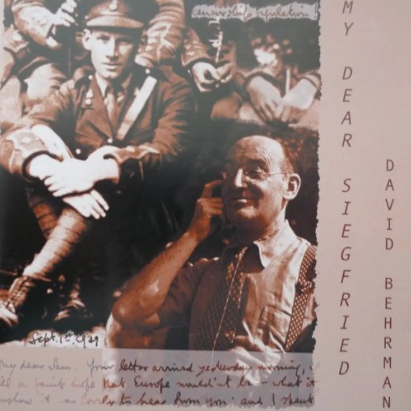 David Behrman MY DEAR SIEGFRIED CD