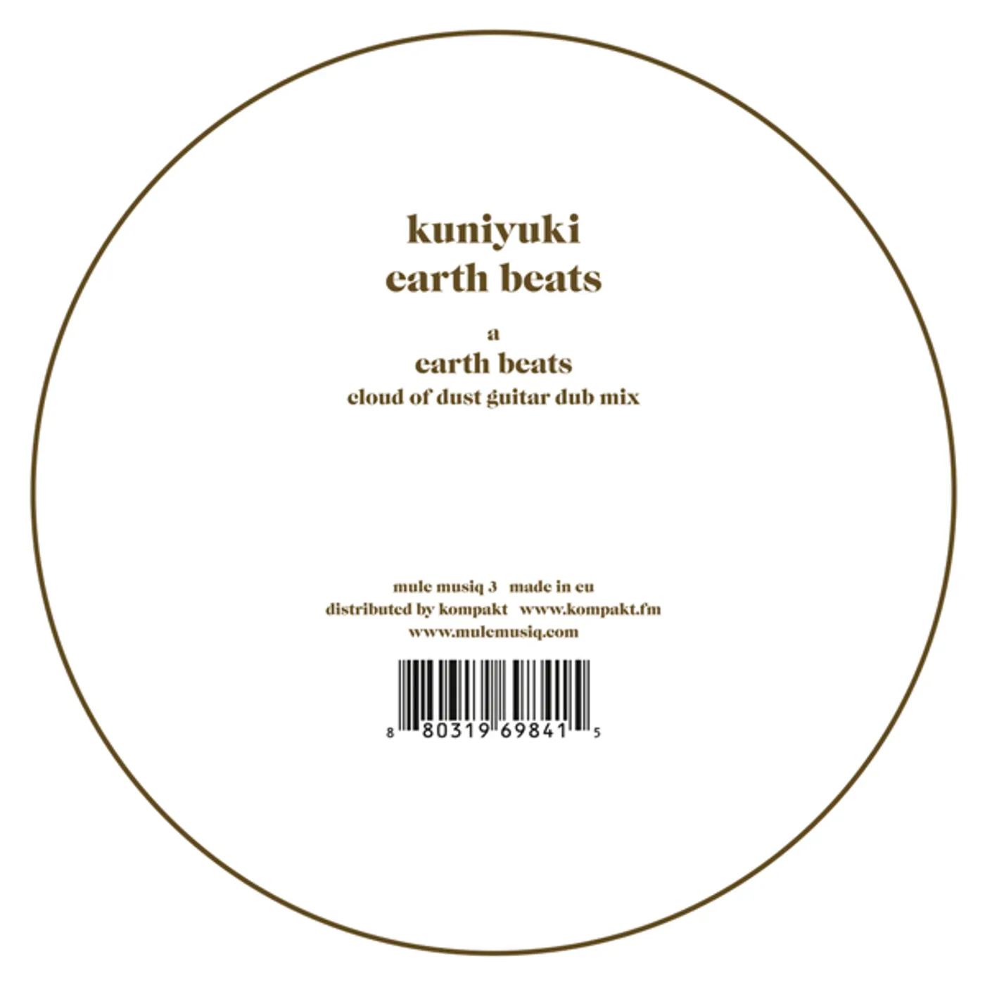 Kuniyuki Earth Beats Vinyl Record