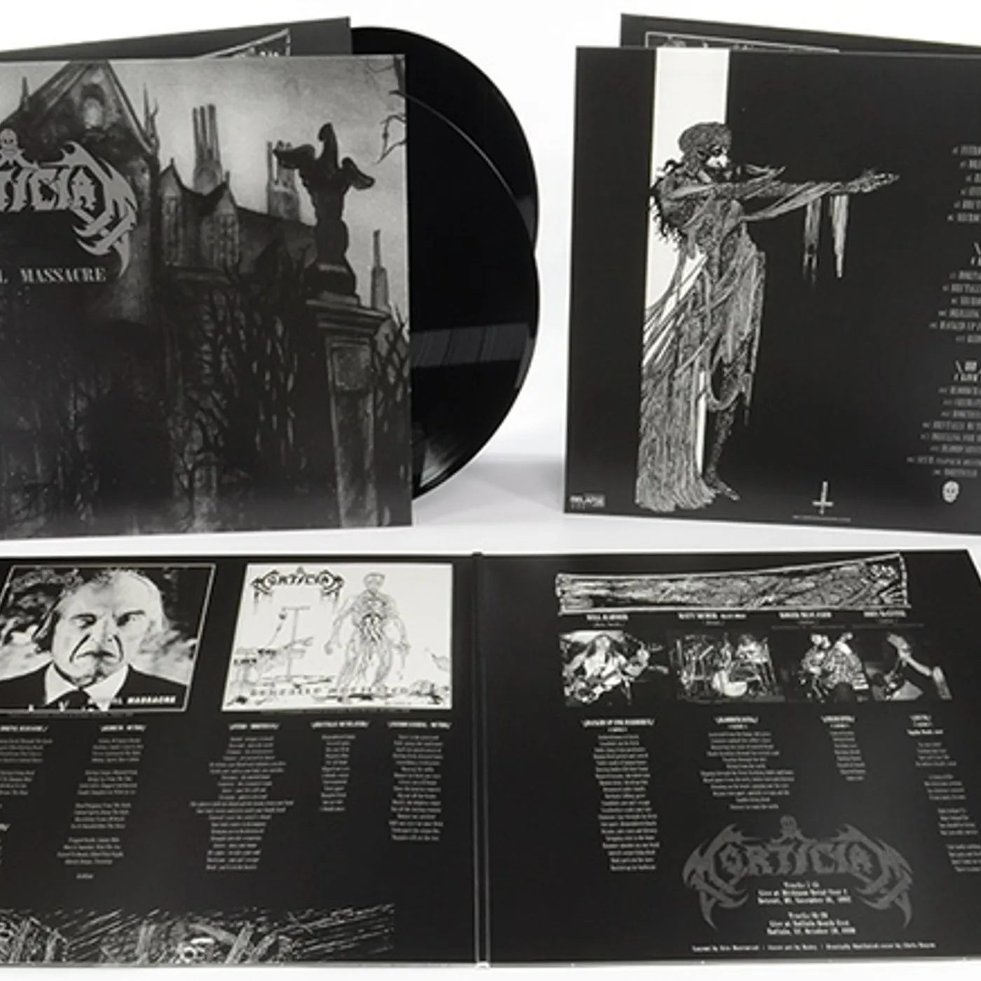 Mortician MORTAL MASSACRE Vinyl Record - UK Release