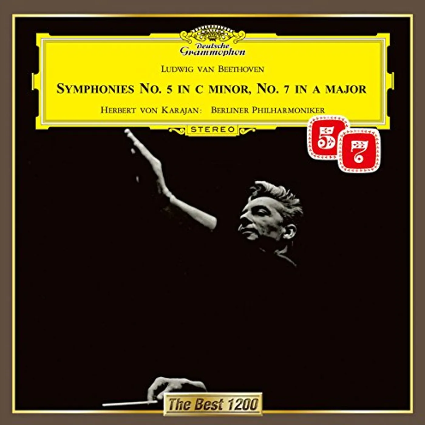Herbert von Karajan BEETHOVEN: SYMPHONIES NO. 5 & NO. 7 CD