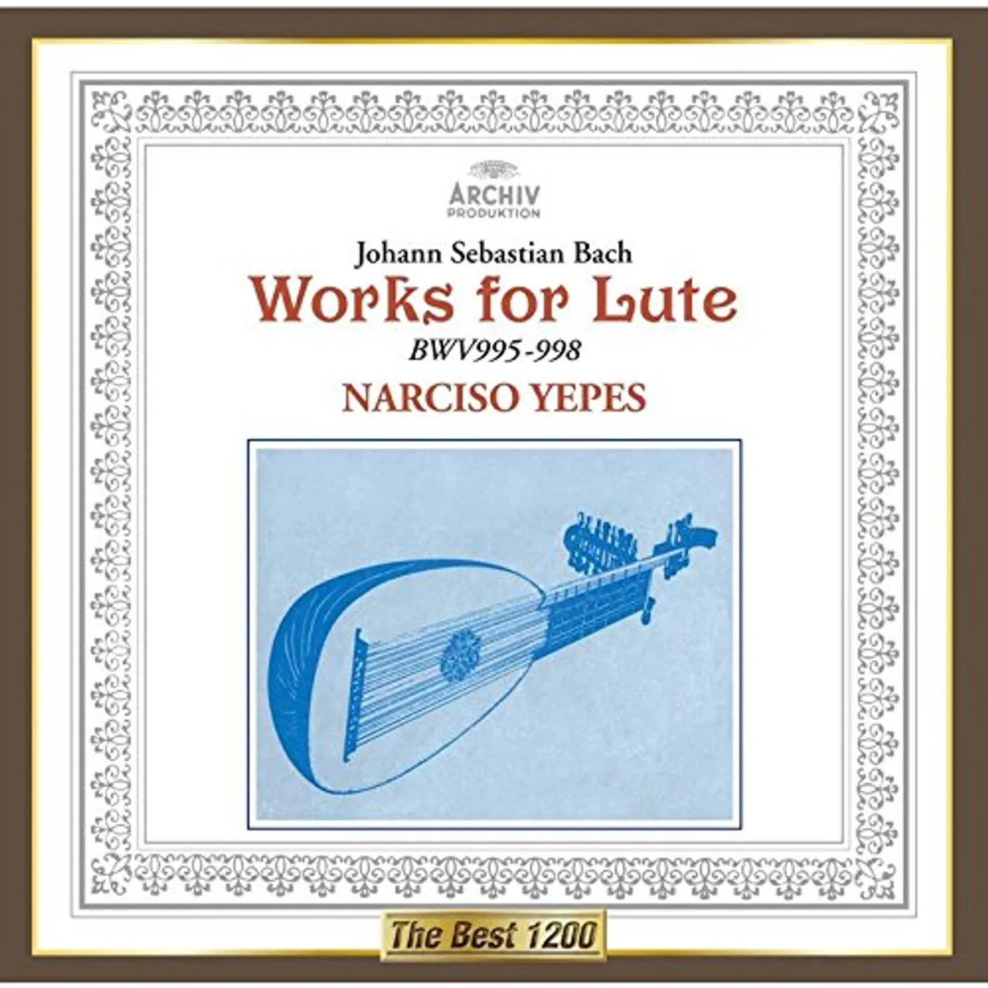 Narciso Yepes J. S. BACH: WORKS FOR LUTE CD