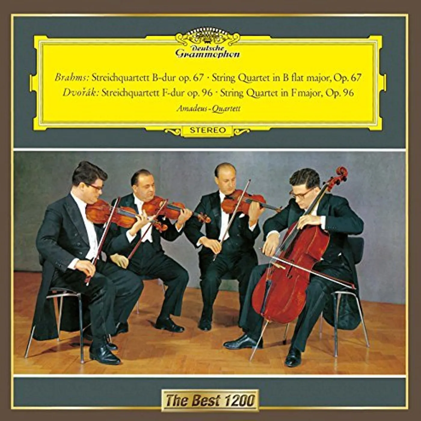 Amadeus Quartet BRAHMS: STRING QUARTETS NO. 1 & NO. 2 CD