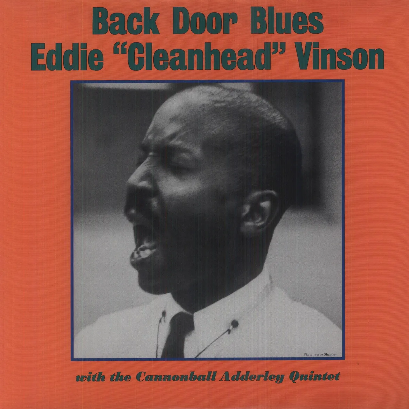 Eddie "Cleanhead" Vinson BACK DOOR BLUES WITH THE CANNONBALL ADDERLEY Vinyl Record