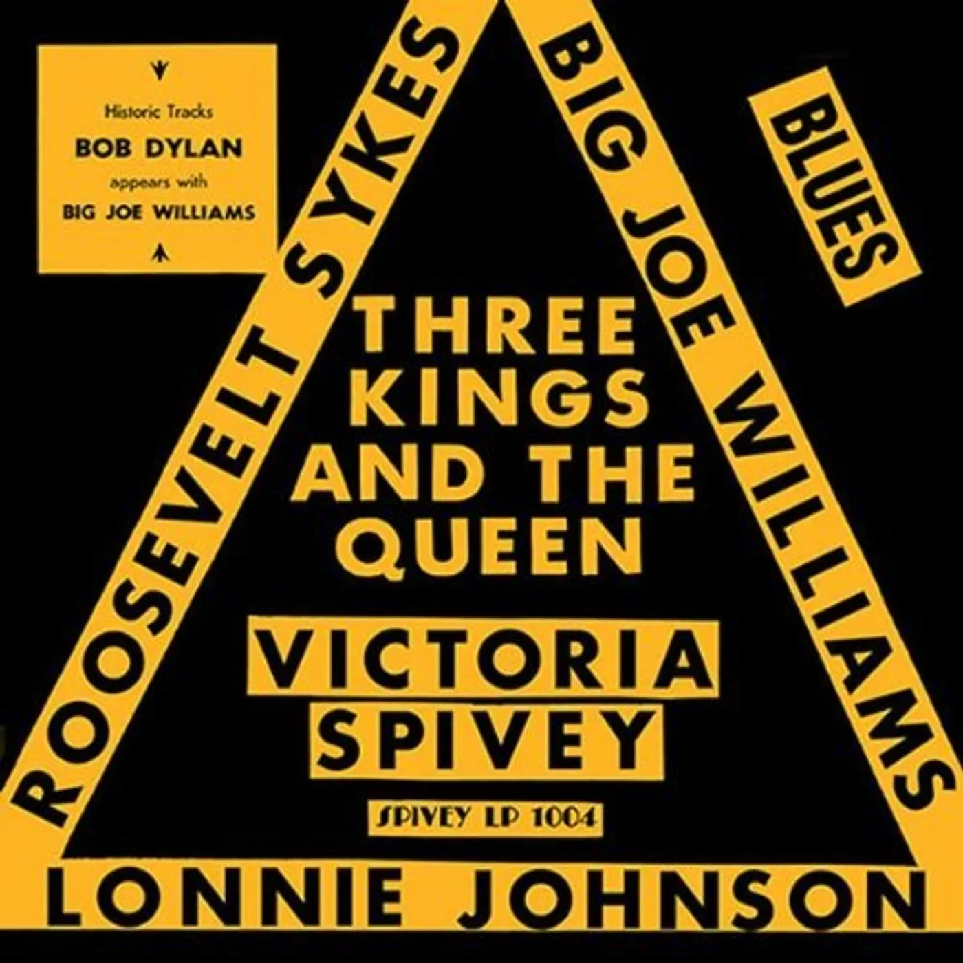 Victoria Spivey THREE KINGS & THE QUEEN Vinyl Record