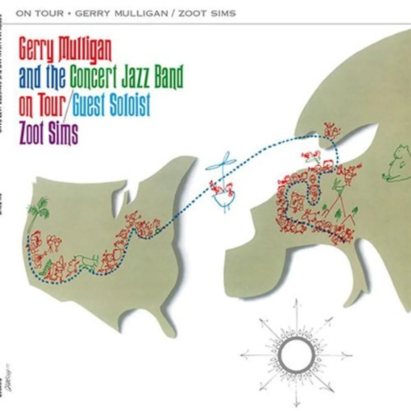 Gerry Mulligan & The Concert Jazz Band ON TOUR Vinyl Record