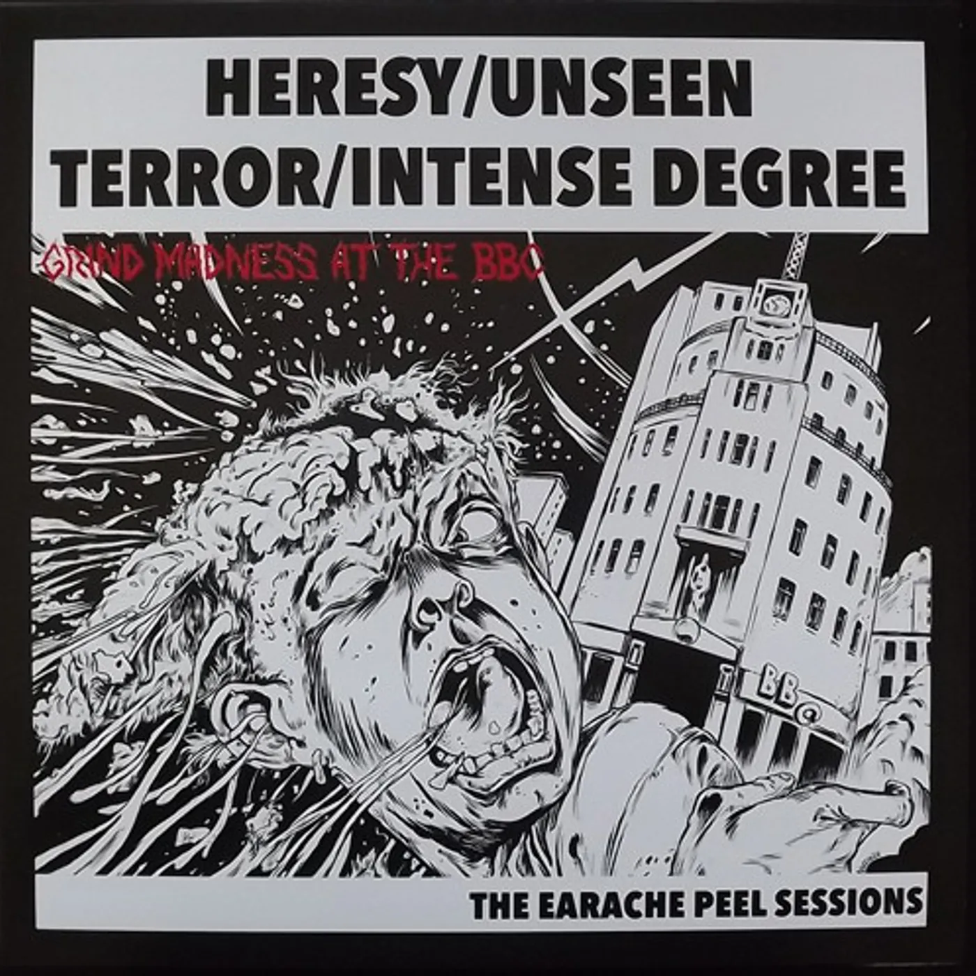 HERESY / UNSEEN TERROR / INTENSE DEGREE EARACHE PEEL SESSIONS Vinyl Record