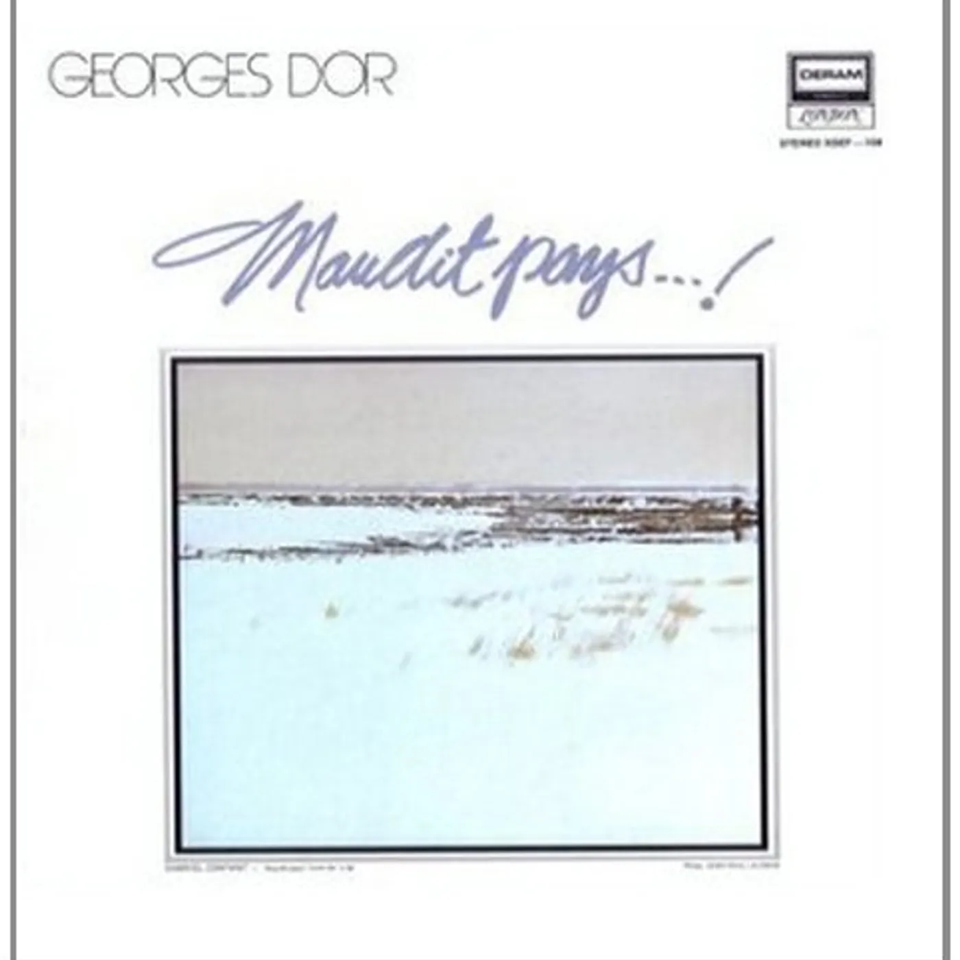 Georges Dor MAUDIT PAY CD