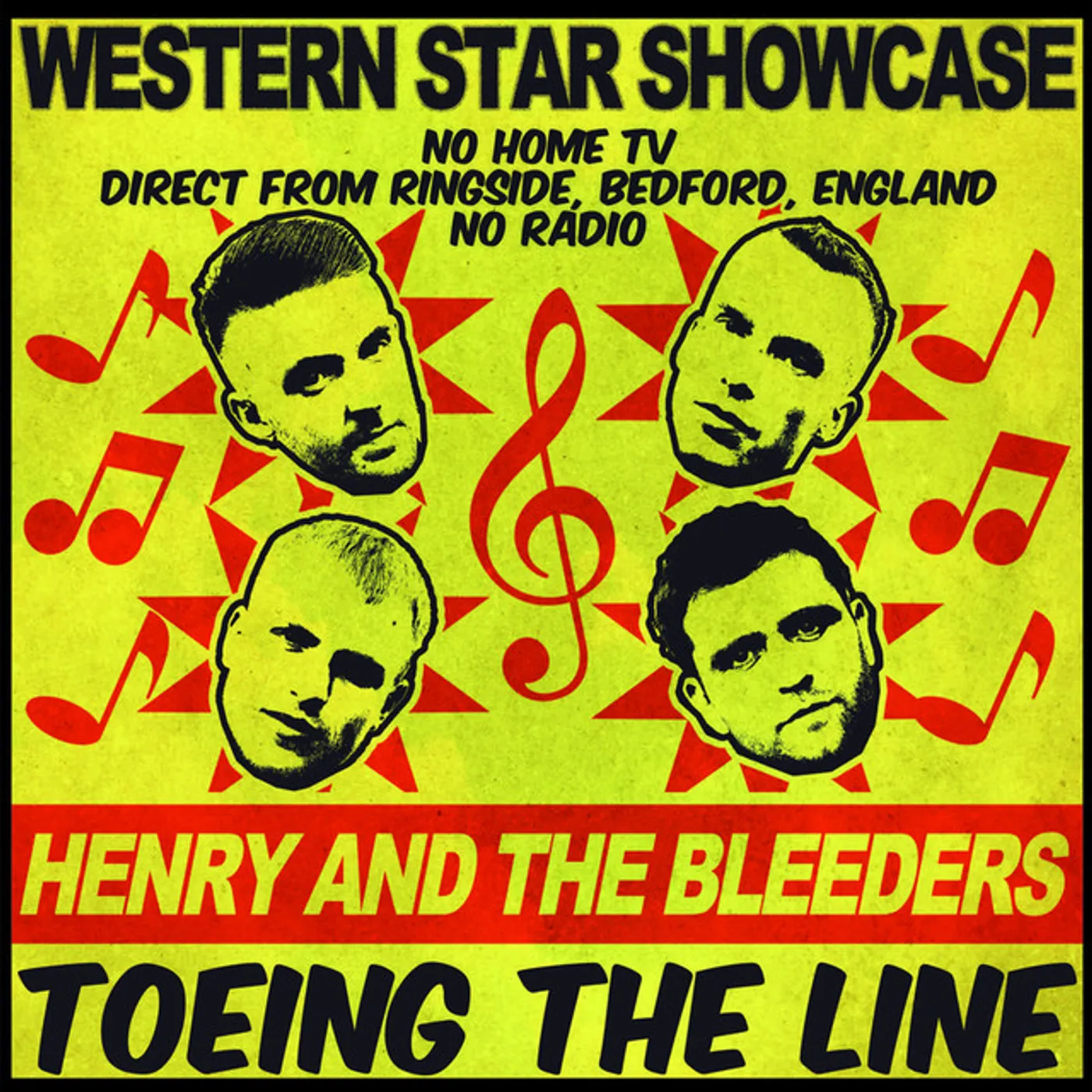 Henry & The Bleeders Toeing the Line Vinyl Record