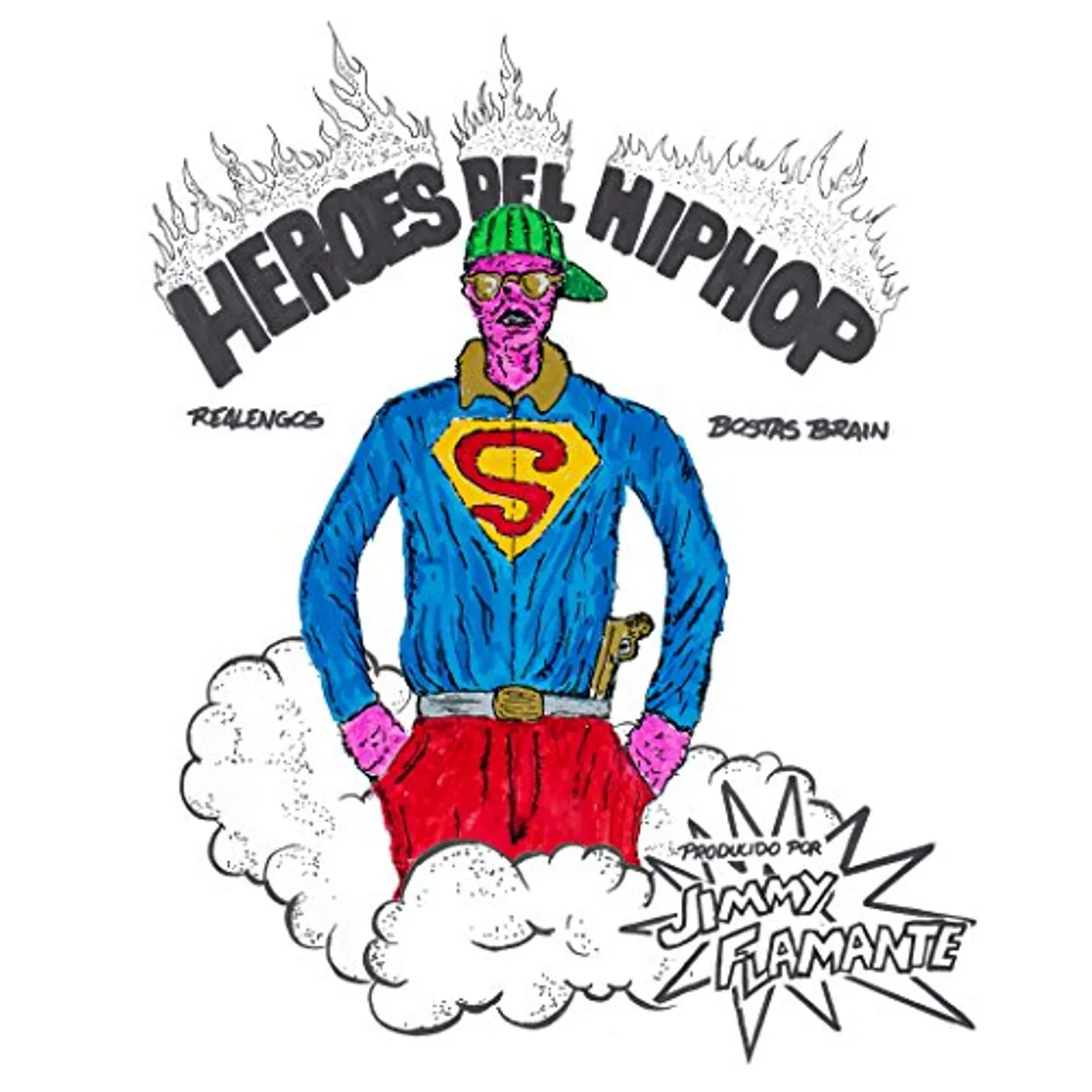 Bosta's Brain Heroes del Hip Hop Vinyl Record