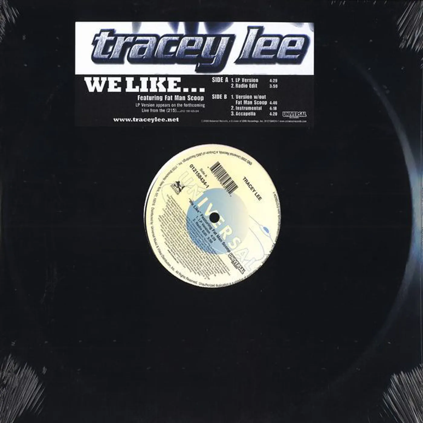 Tracey Lee We Like Vinyl Record