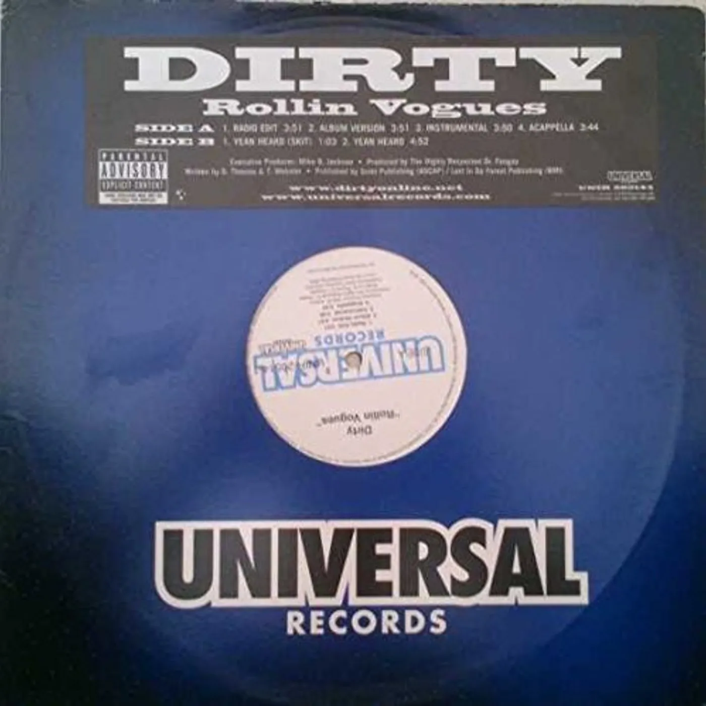 Dirty ROLLIN' VOGUES Vinyl Record