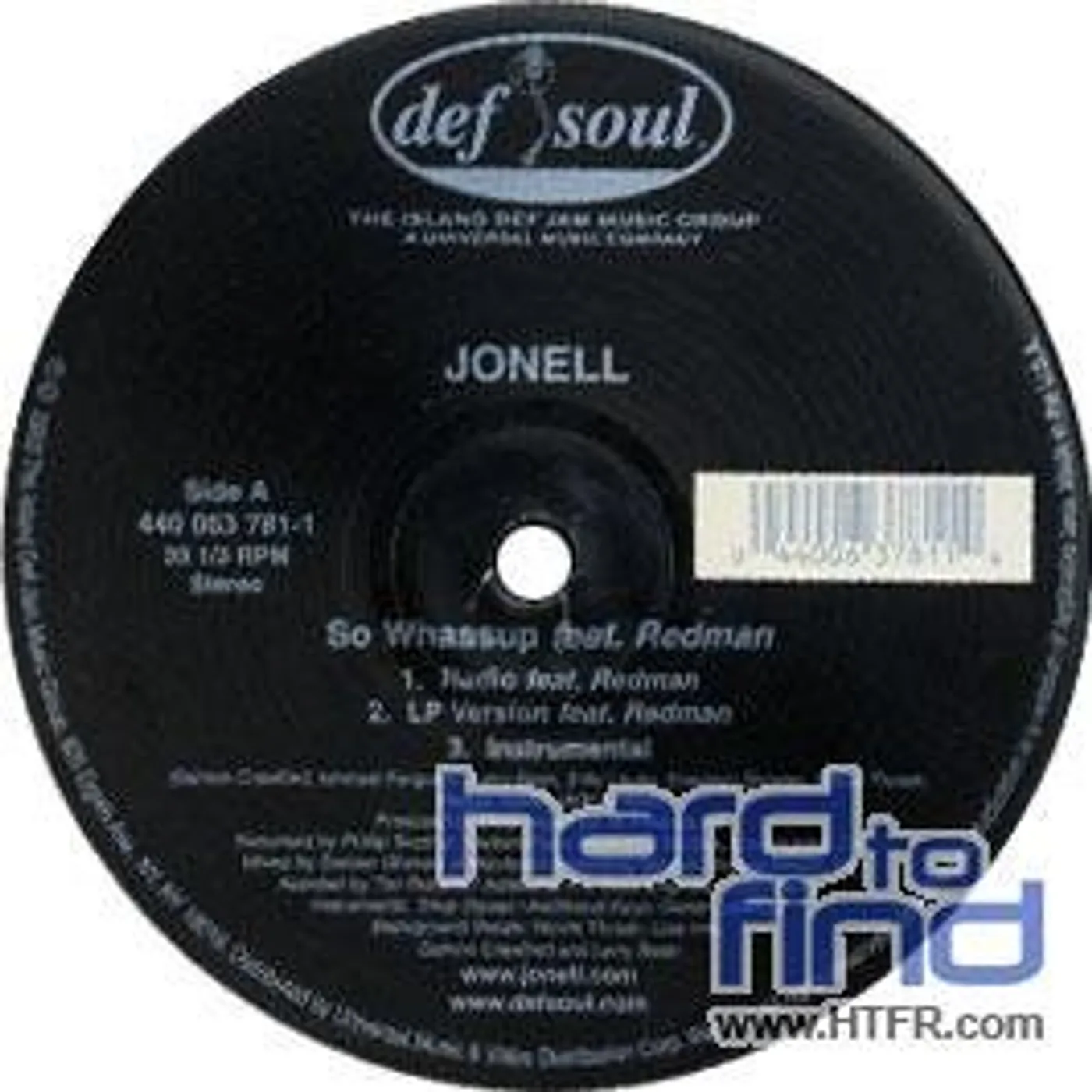 Jonell So Whassup Vinyl Record