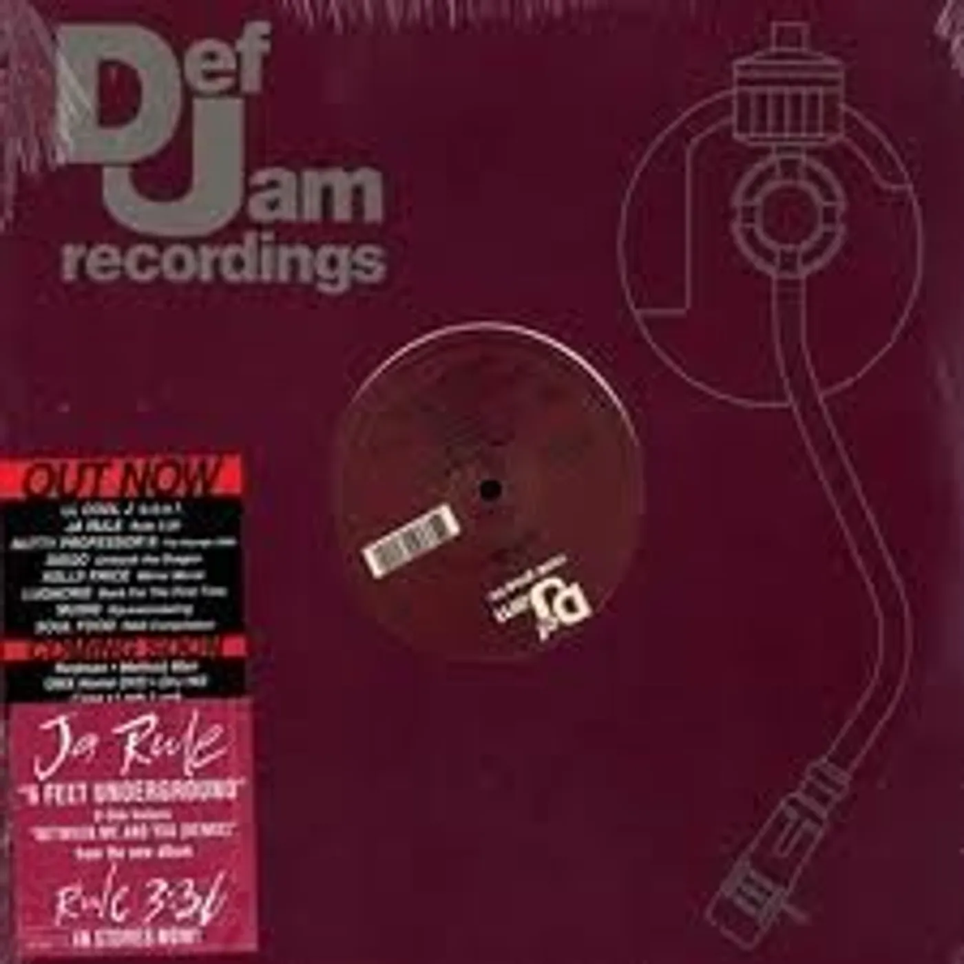 Ja Rule 6 Feet Underground Vinyl Record