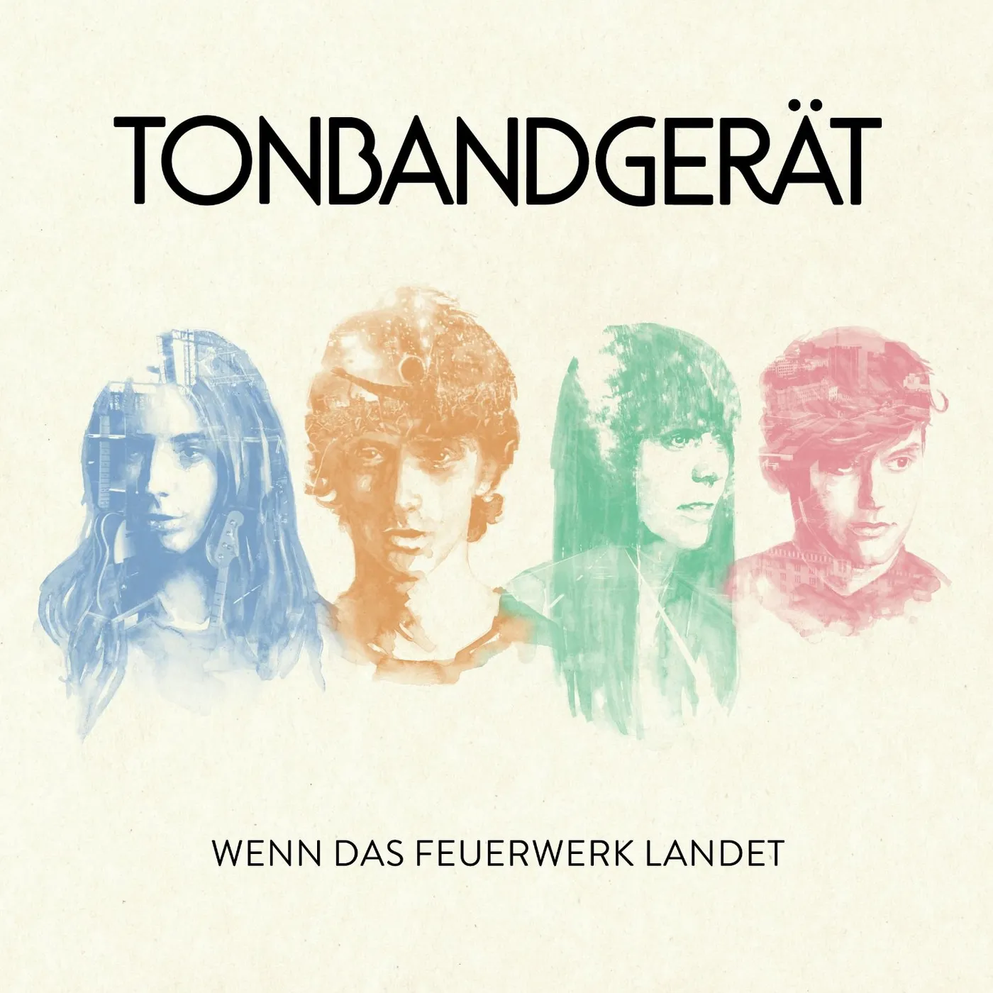 Tonbandgerät Wenn das Feuerwerk landet Vinyl Record