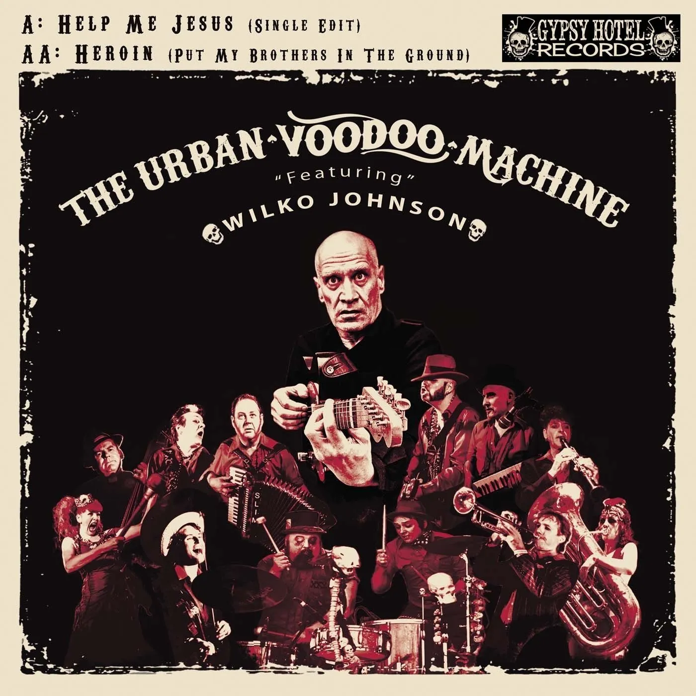 The Urban Voodoo Machine HELP ME JESUS / HEROIN Vinyl Record
