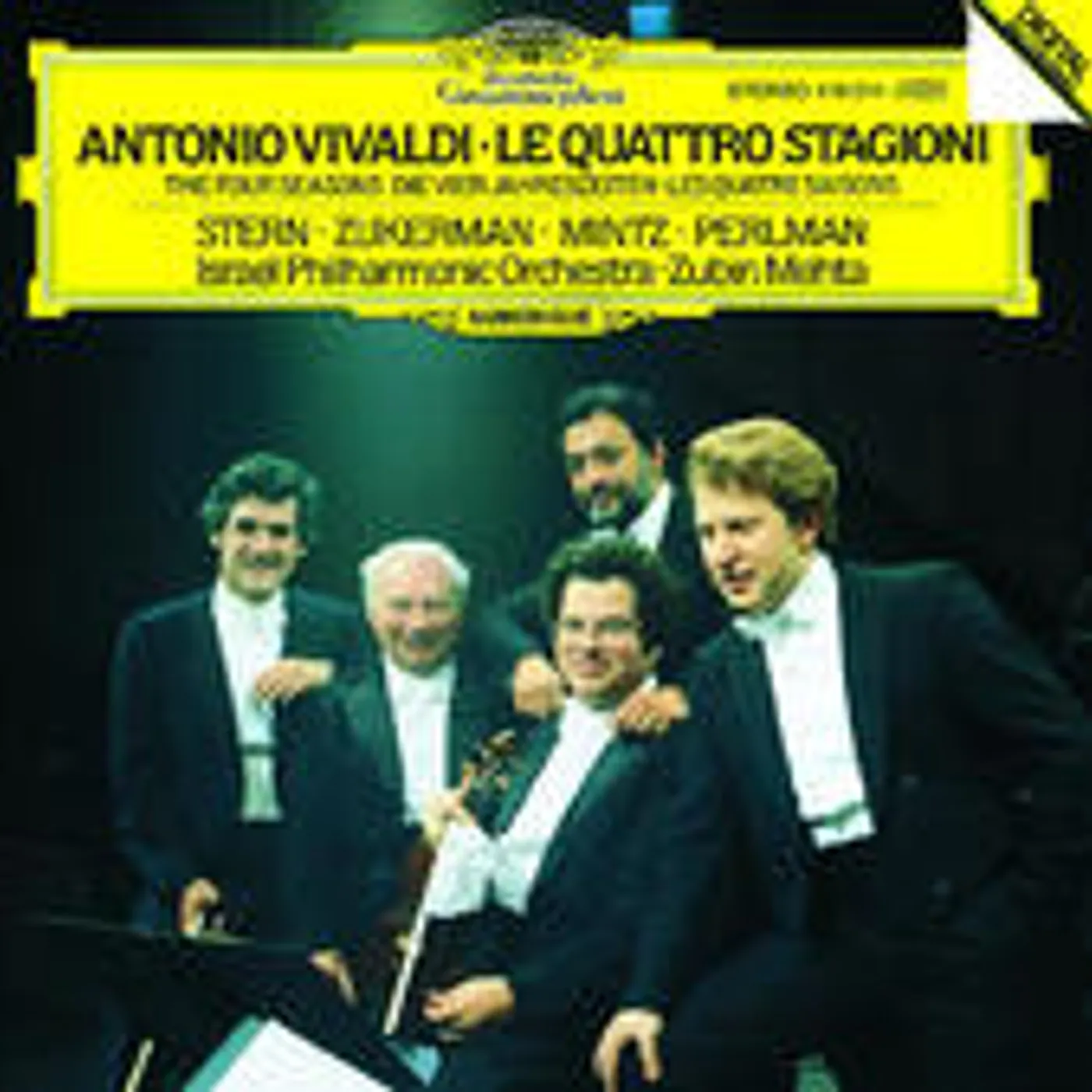 Pinchas Zukerman VIVALDI: THE FOUR SEASONS Vinyl Record - UK Release
