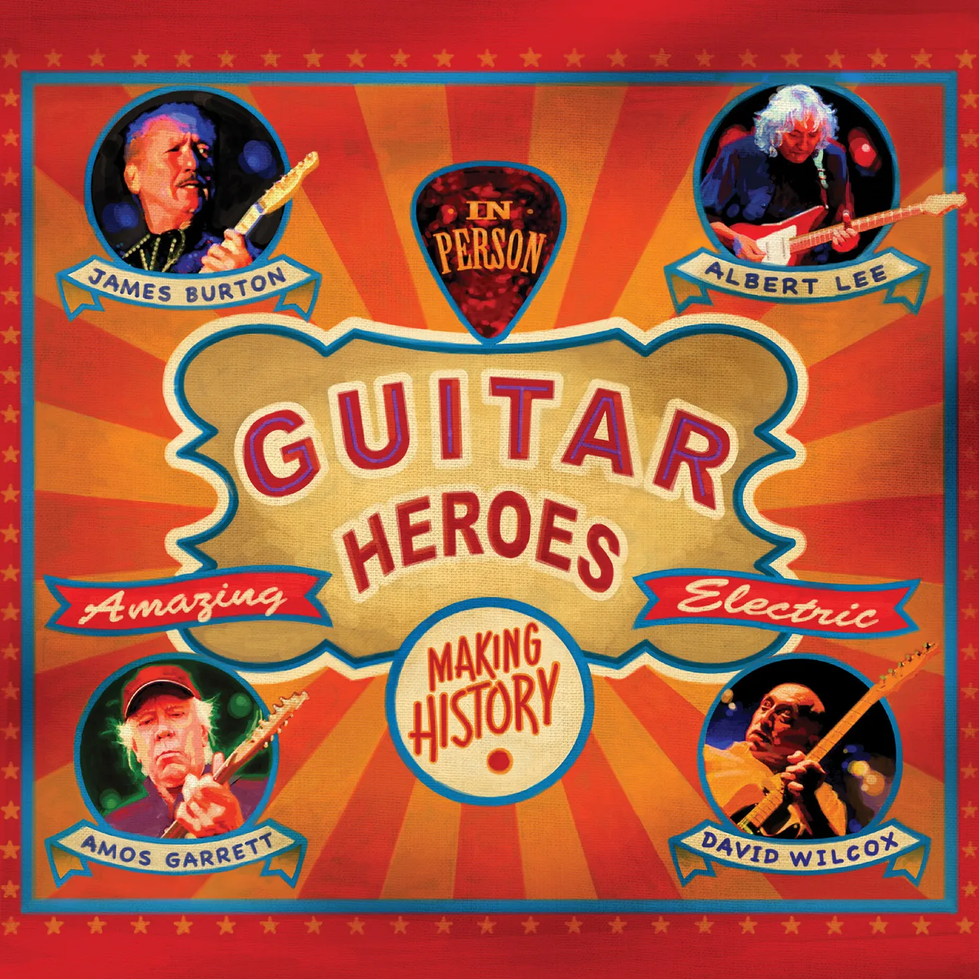 James Burton / Albert Lee / Amos Garrett / Wilcox GUITAR HEROES CD