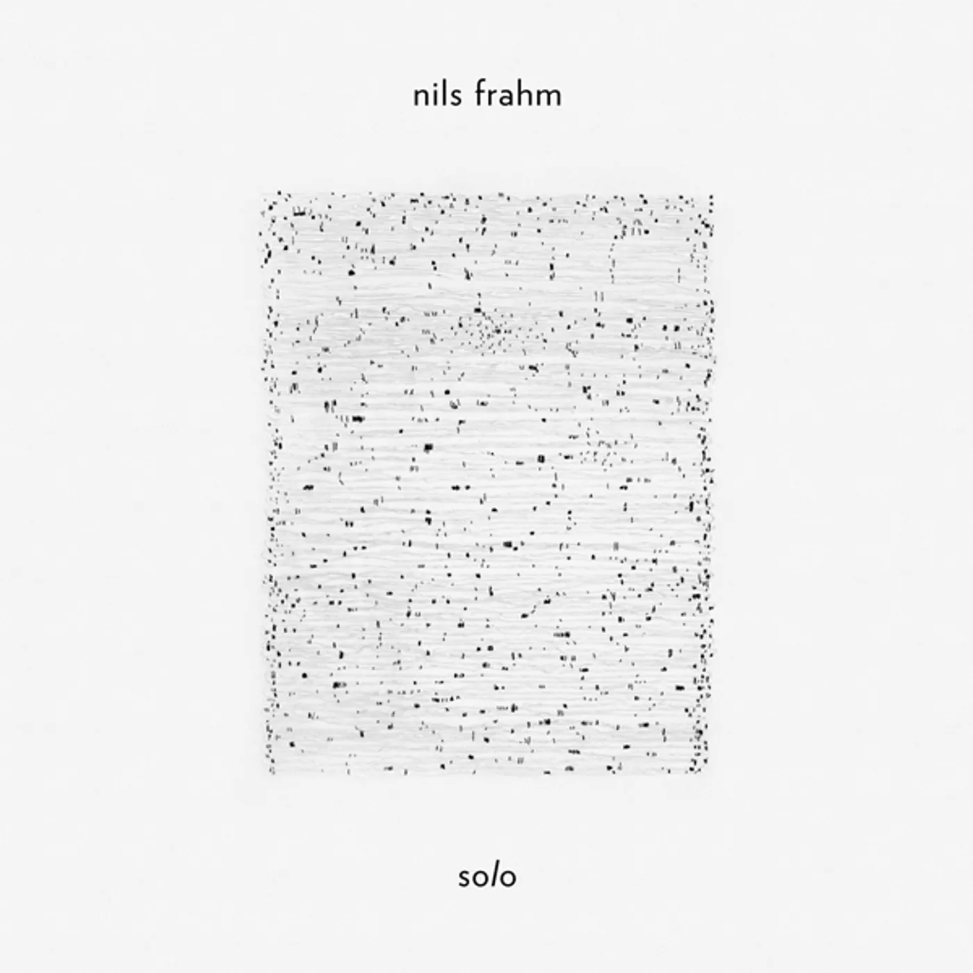 Nils Frahm Solo Vinyl Record