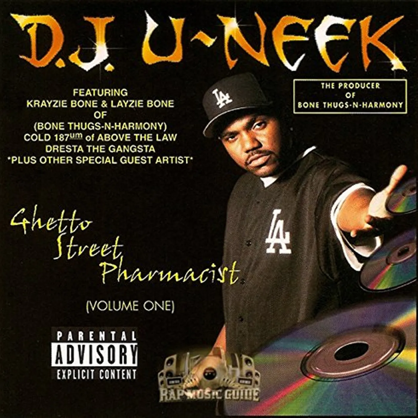 DJ U-Neek GHETTO STREET PHARMACIST VOL.1 CD