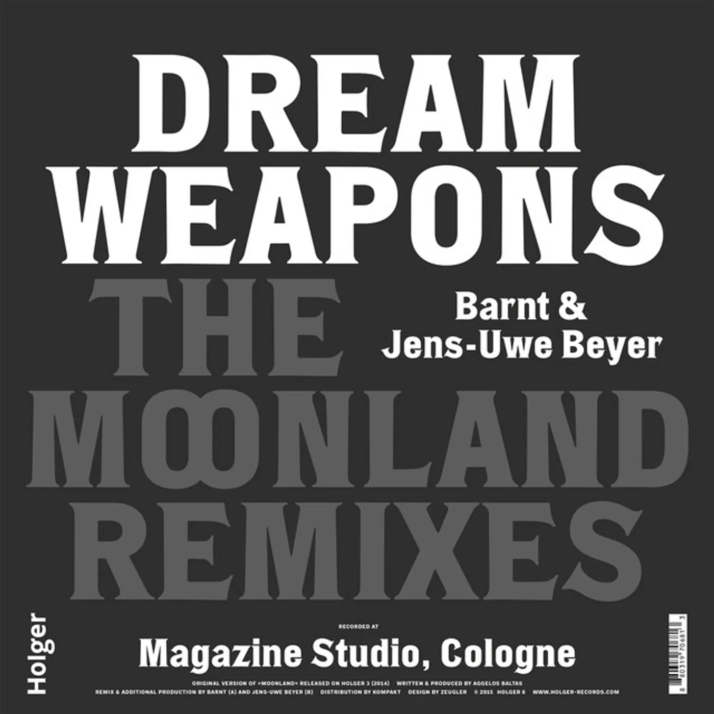 Dream Weapons MOONLAND REMIXES Vinyl Record