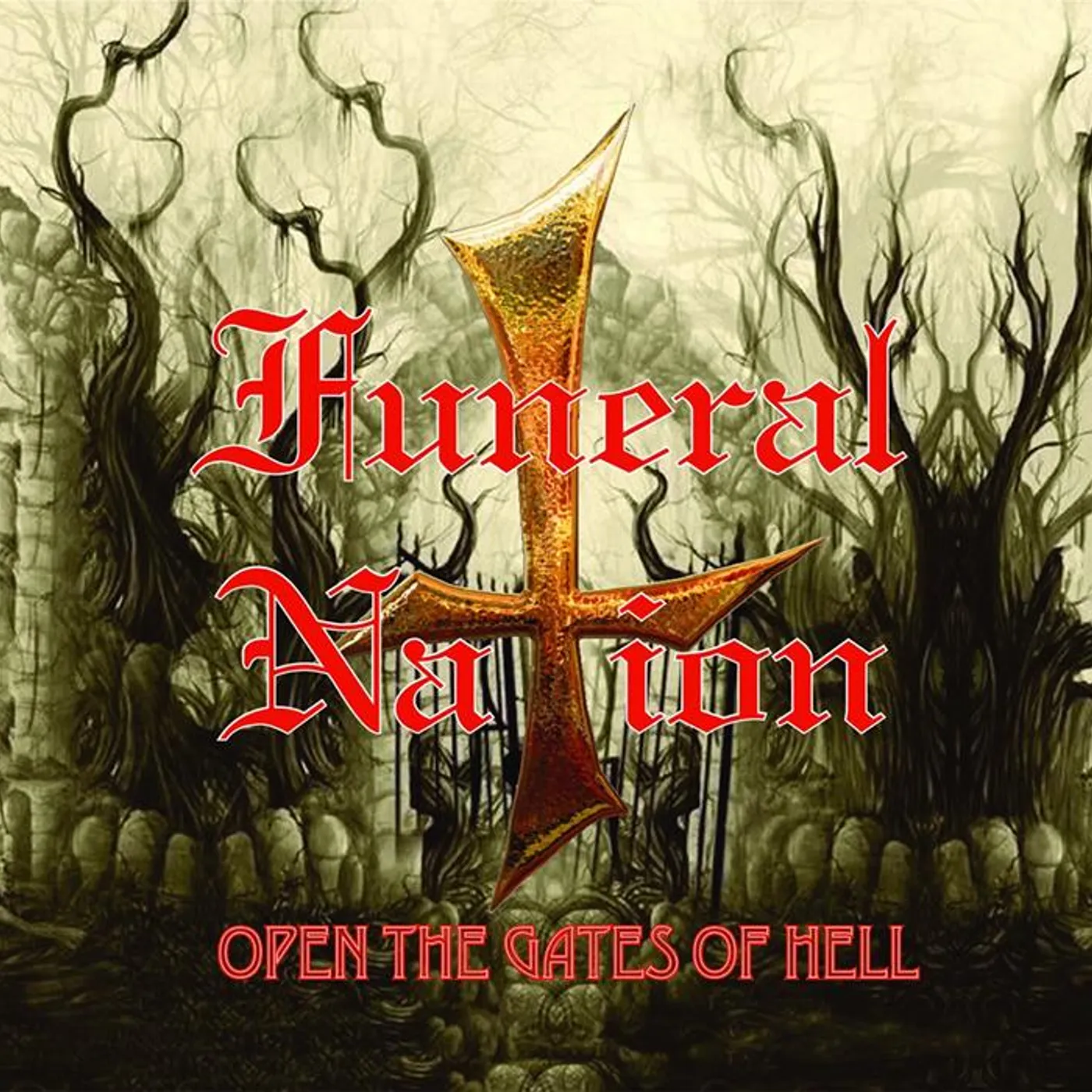 Funeral Nation OPEN THE GATES OF HELL CD