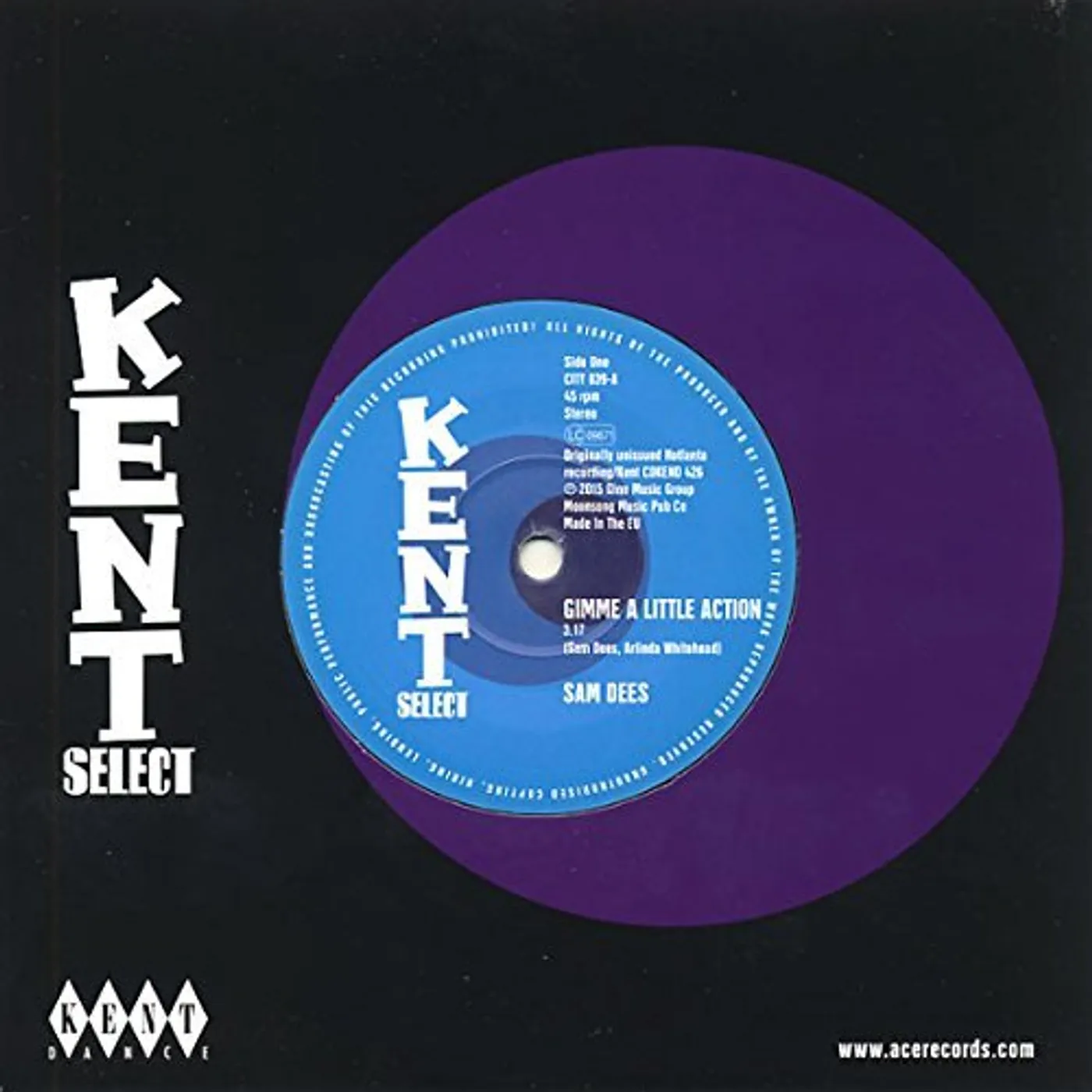 Sam Dees GIMME A LITTLE ACTION / MEET ME HALFWAY Vinyl Record