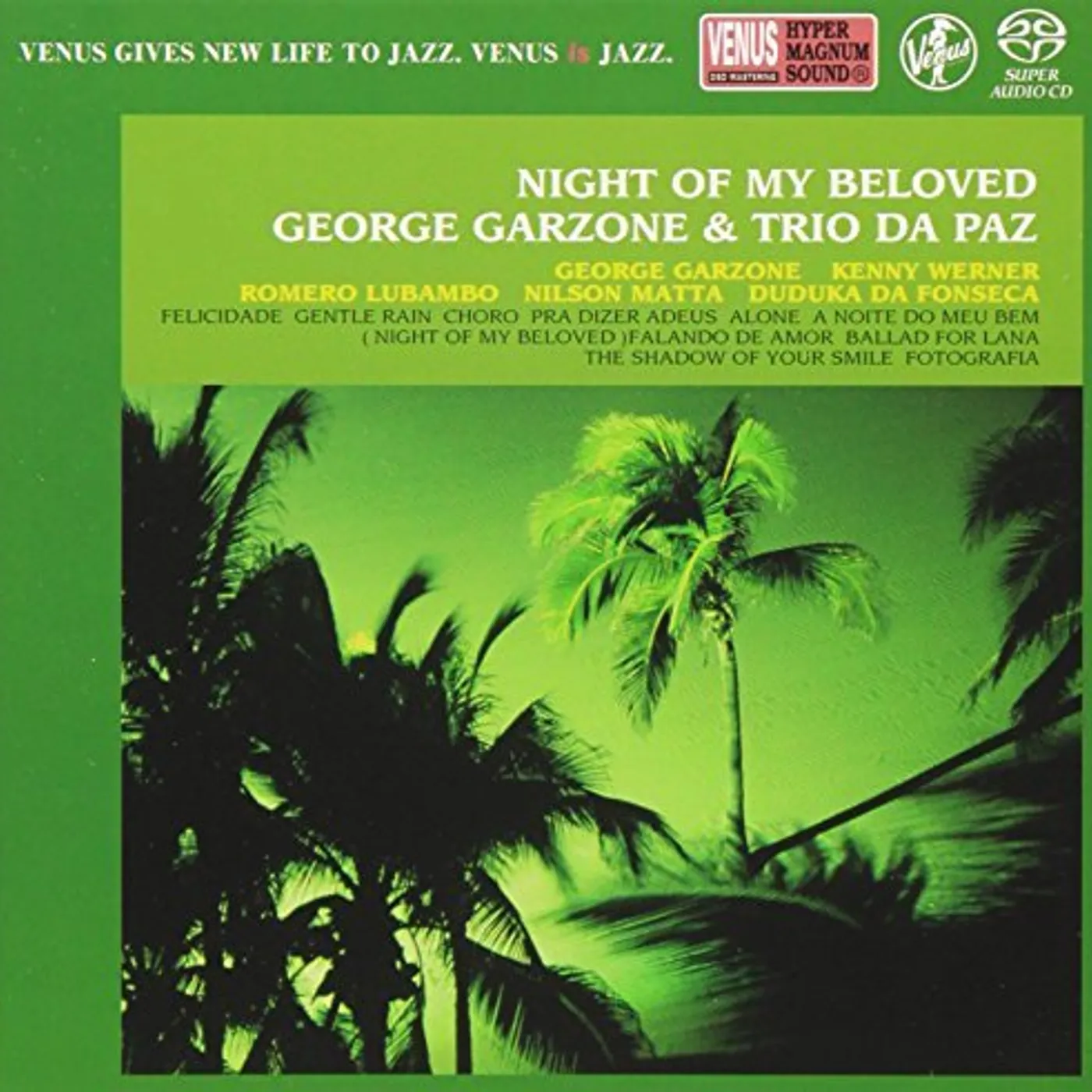 George Garzone NIGHT OF MY BELOVED CD Super Audio CD