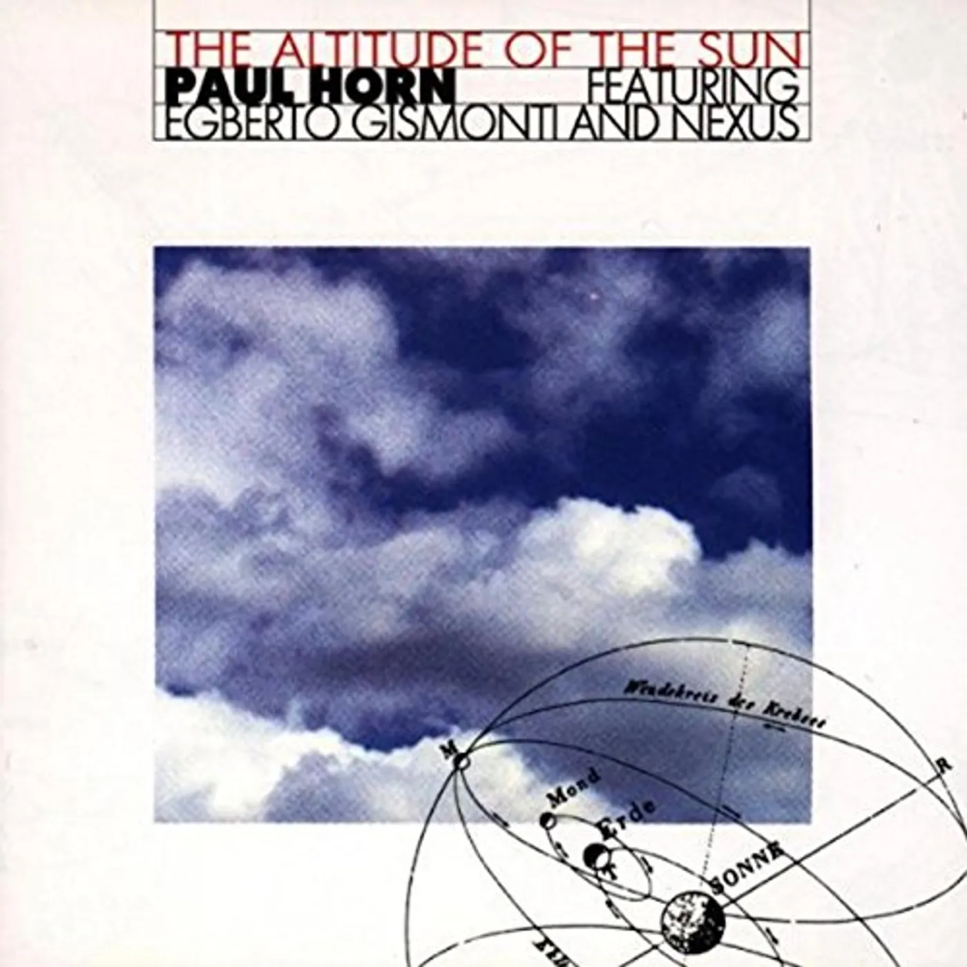 Paul Horn ALTITUDE OF THE SUN CD