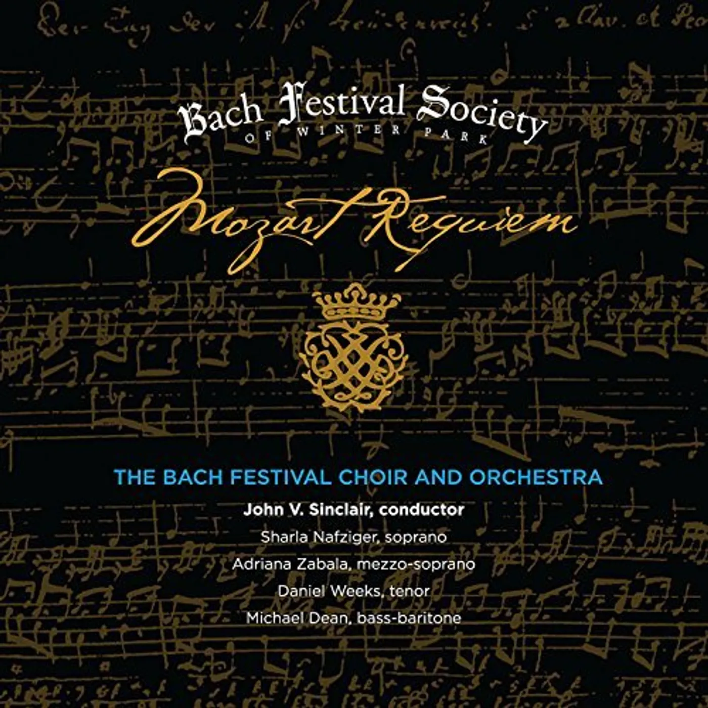 The Bach Festival Society of Winter Park MOZART REQUIEM CD
