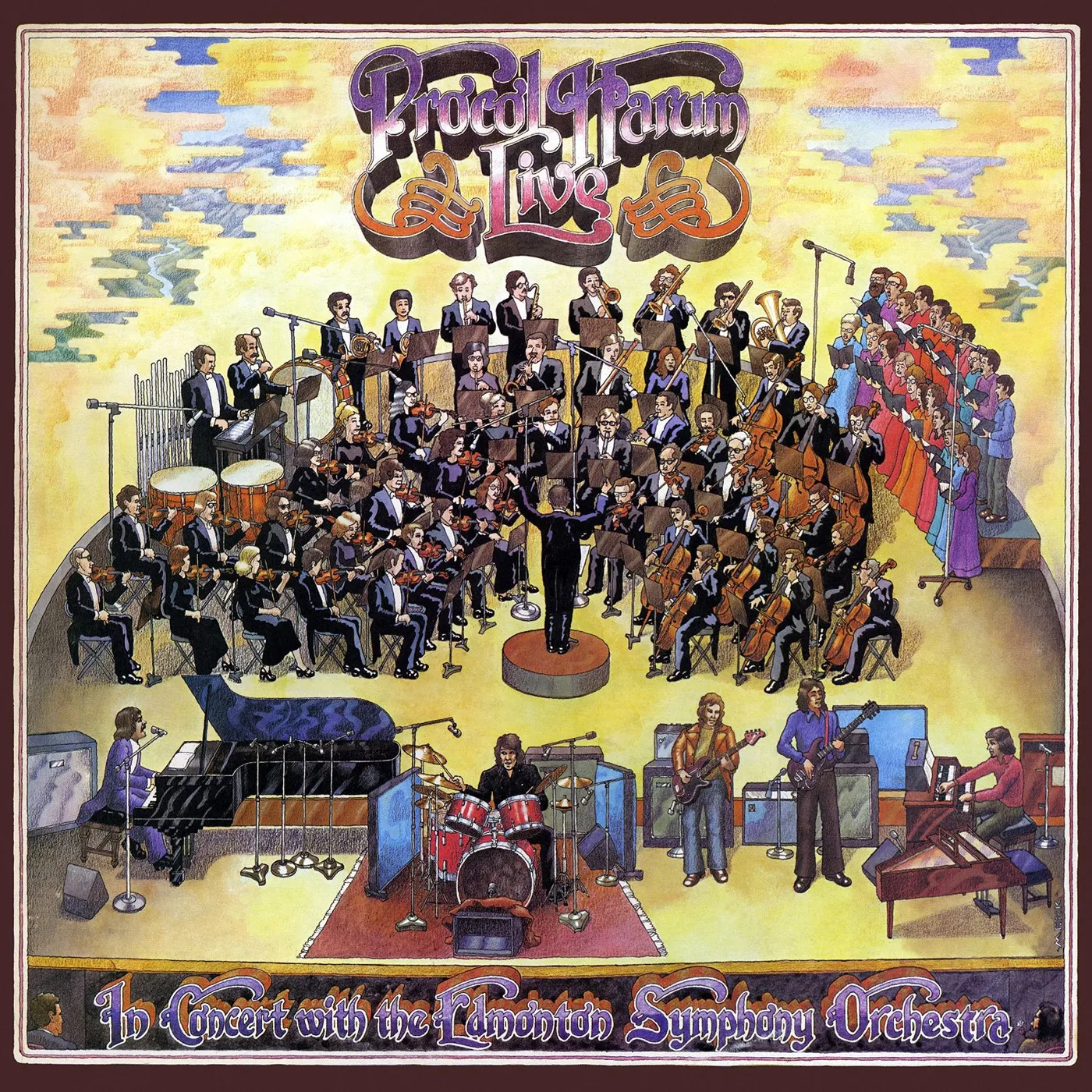 Procol Harum Live in Concert with The Edmonton Symphony Orchestra Vinyl Record