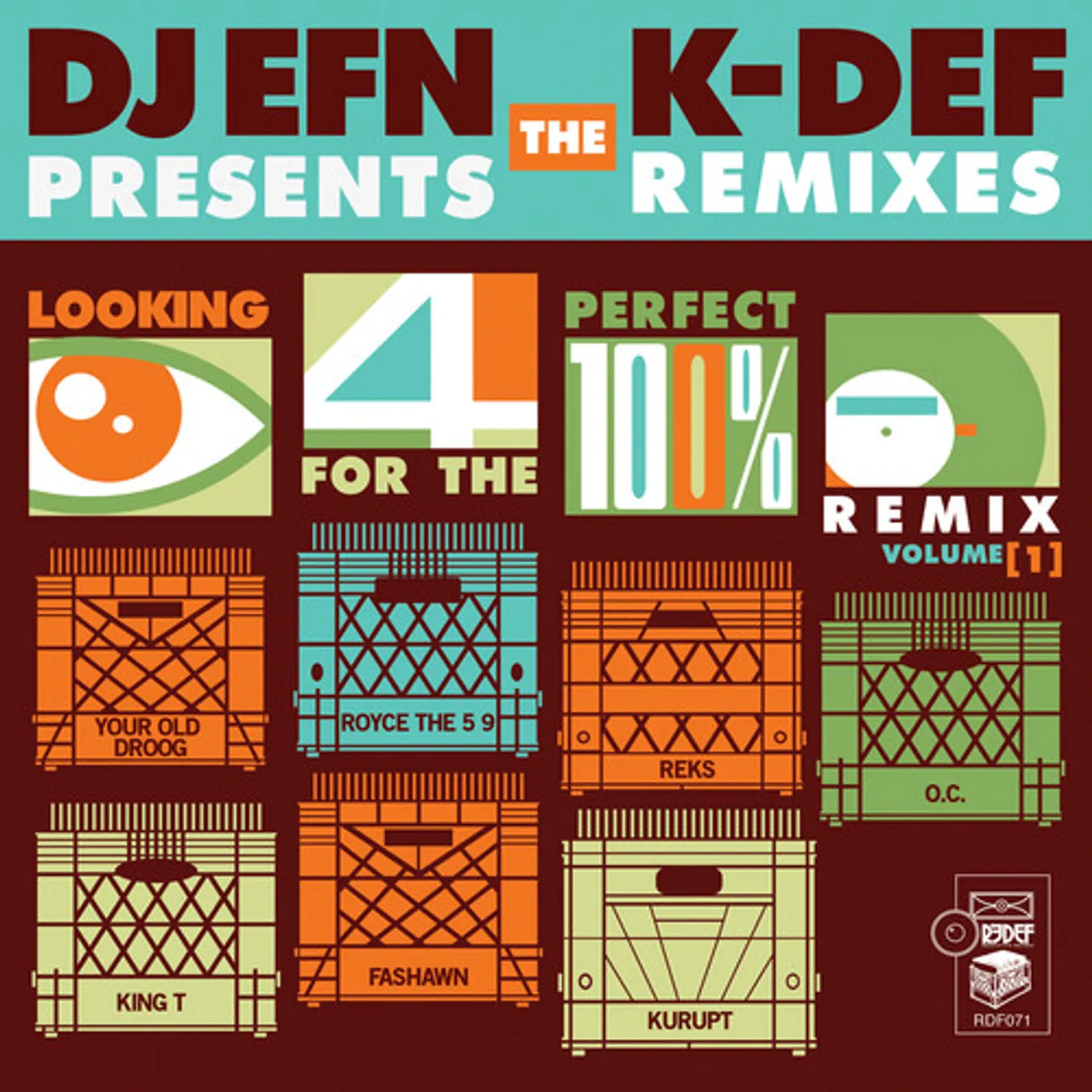 K-DEF & DJ EFN LOOKING FOR THE PERFECT REMIX 1 Vinyl Record