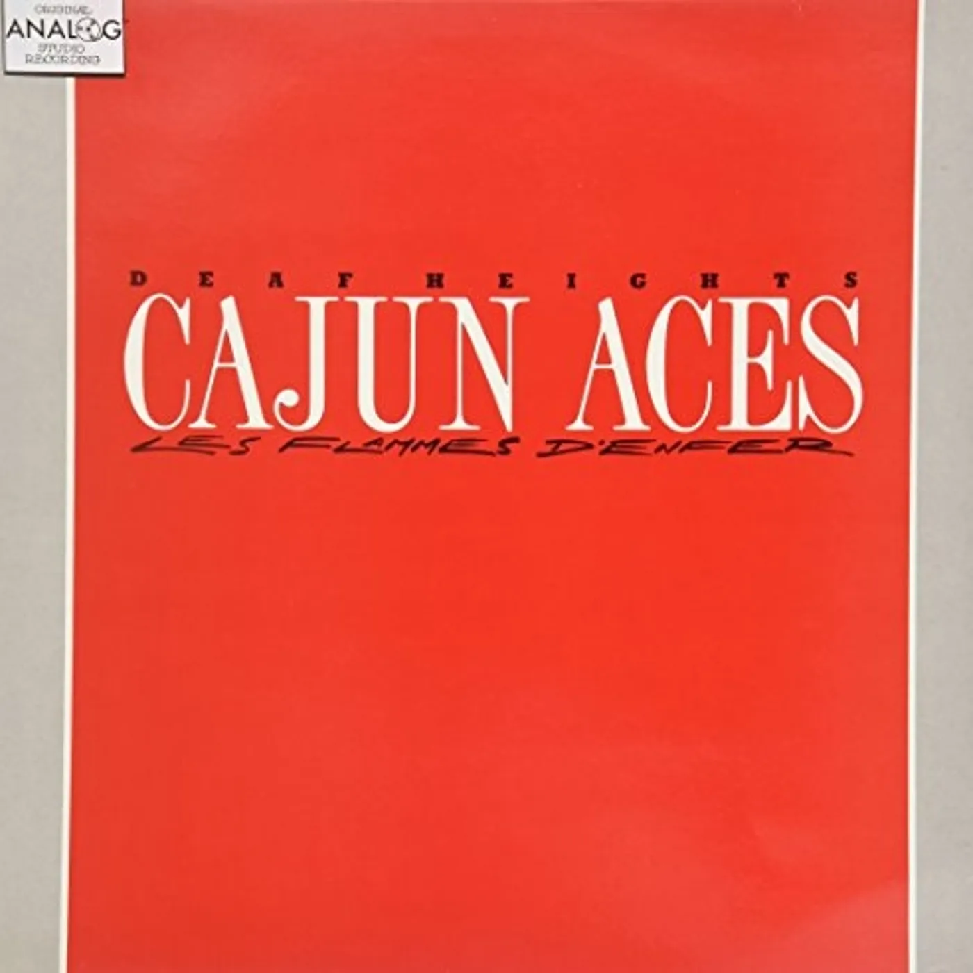 The Cajun Aces Les Flammes D'Enfer Vinyl Record