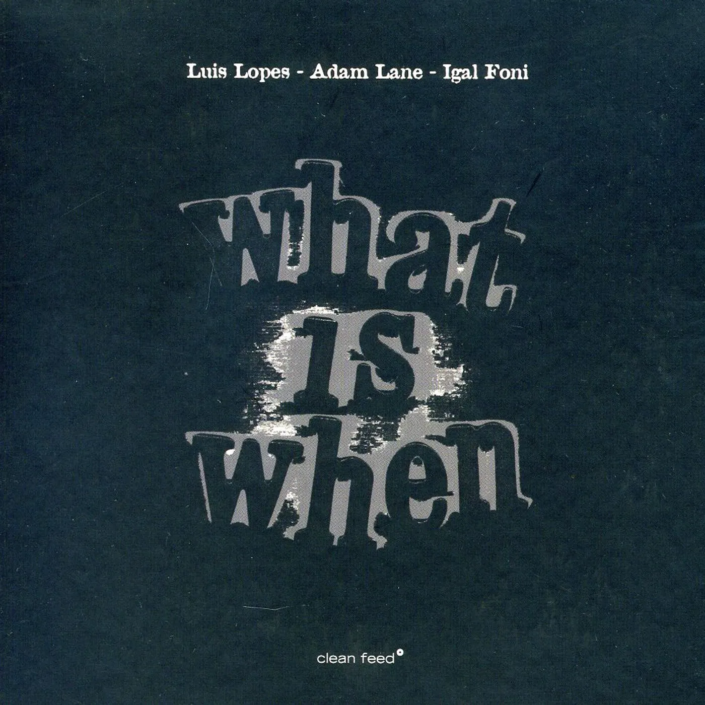 Luis Lopes WHAT IS WHEN CD