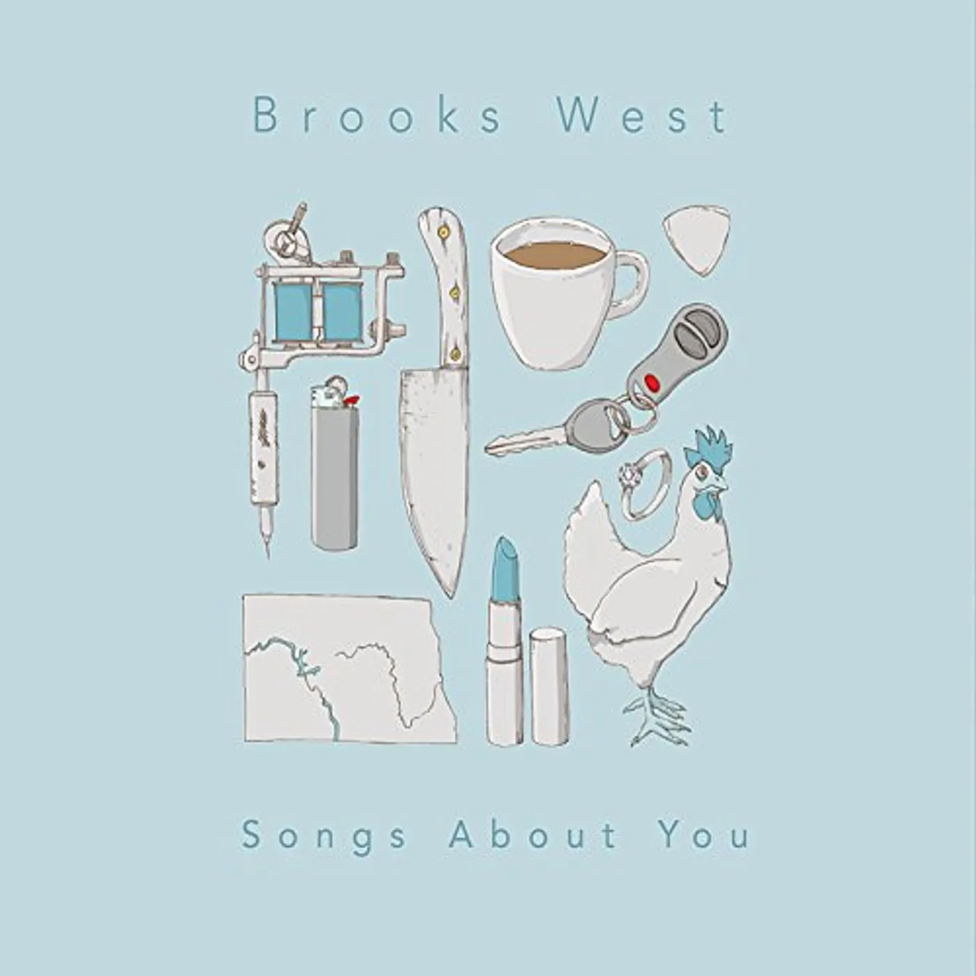Brooks West SONGS ABOUT YOU CD
