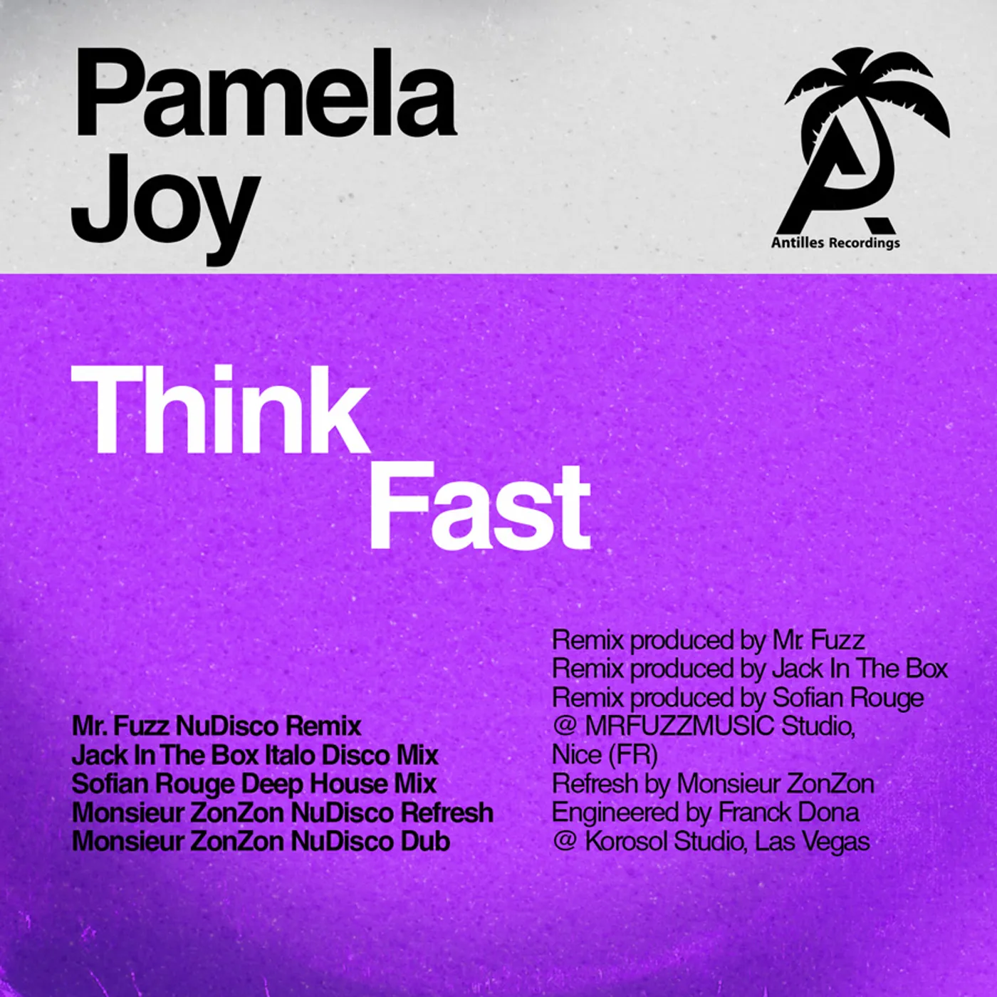 Pamela Joy THINK FAST CD
