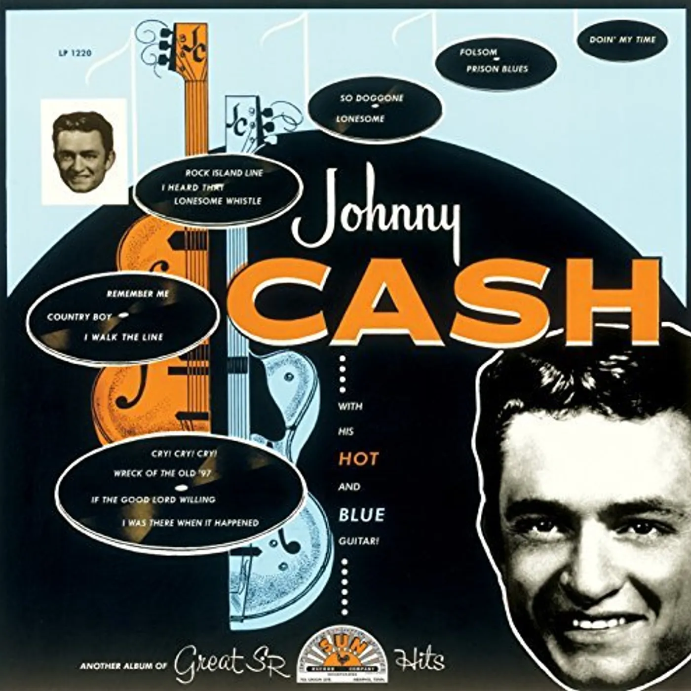 Johnny Cash WITH HIS HOT & BLUE GUITAR CD