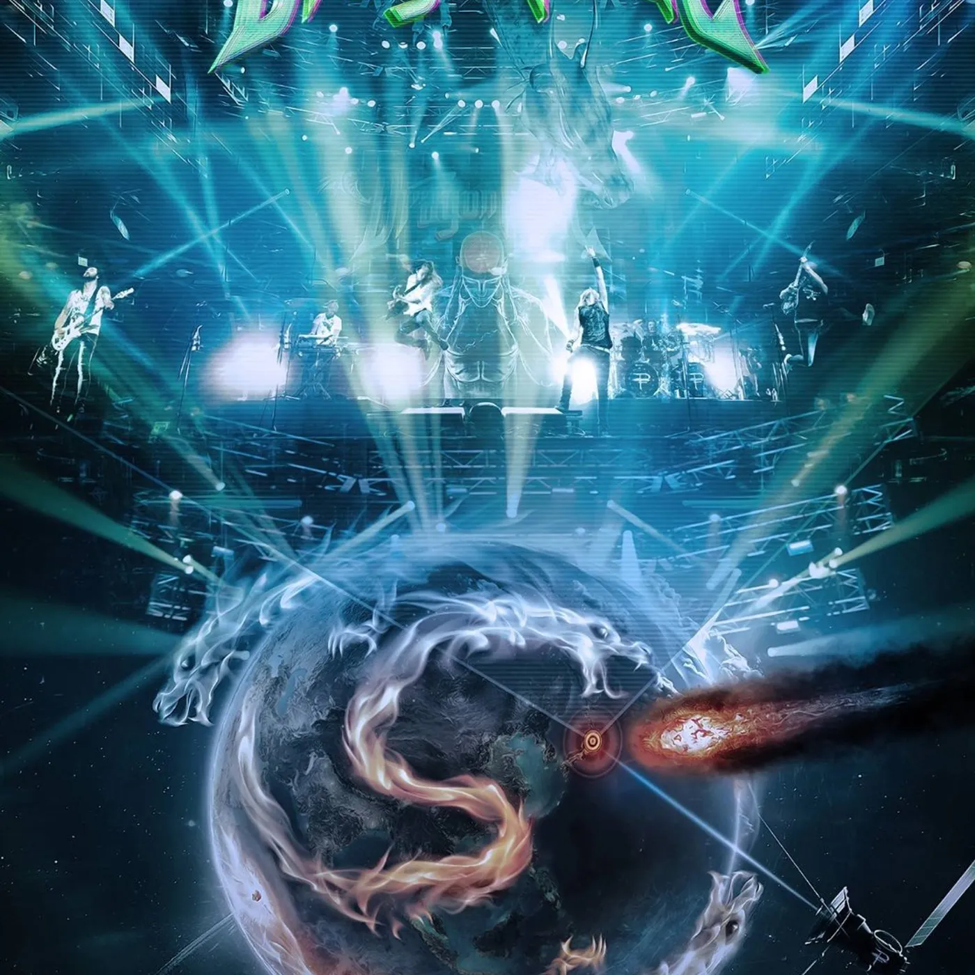 DragonForce IN THE LINE OF FIRE LARGER THAN LIFE DVD