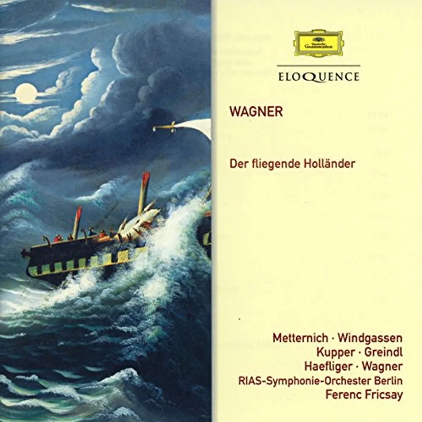 Ferenc Fricsay WAGNER: DER FLIEGENDE HOLLANDER CD