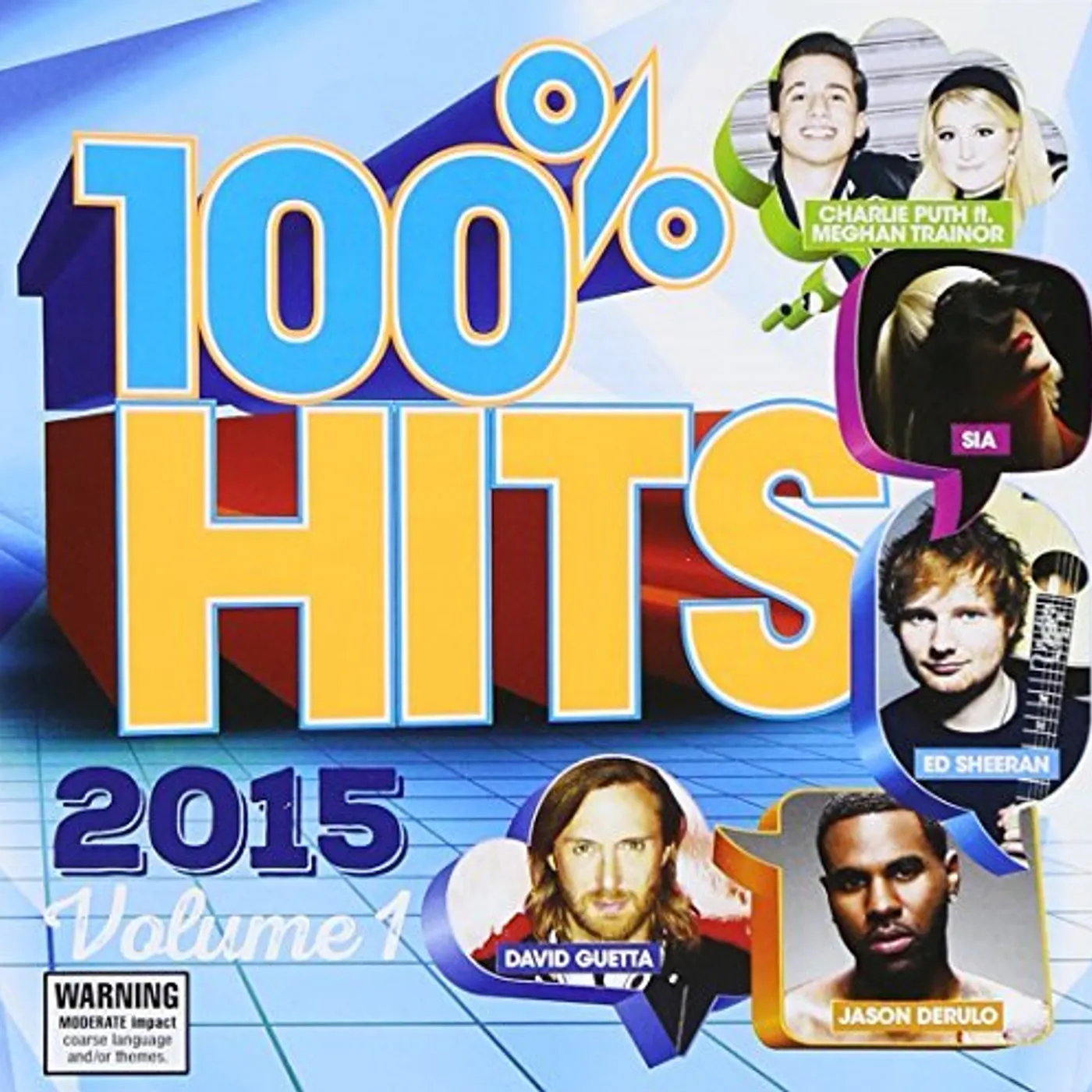 Various Artists  100% HITS 2015 VOLUME 1 CD