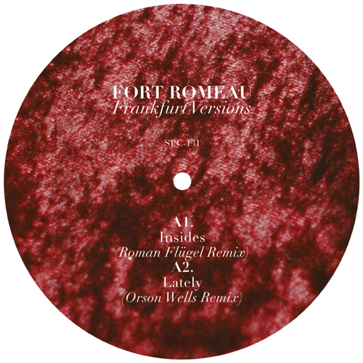 Fort Romeau Frankfurt Versions Vinyl Record
