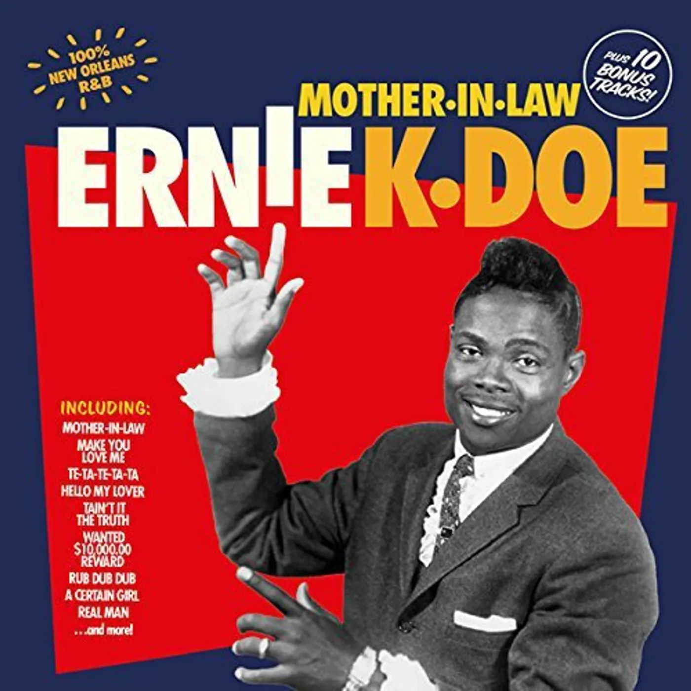 Ernie K-Doe MOTHER IN LAW 10 BONUS TRACKS CD