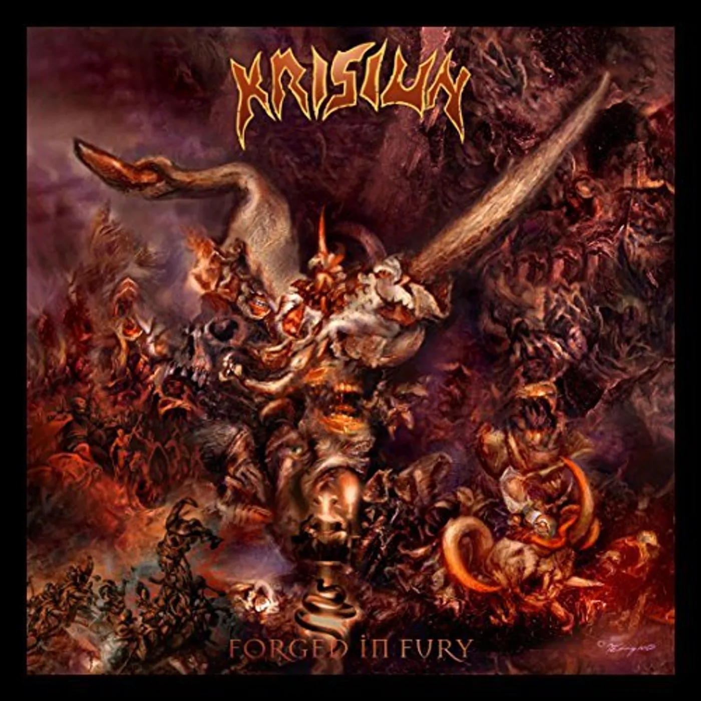 Krisiun Forged in Fury Vinyl Record